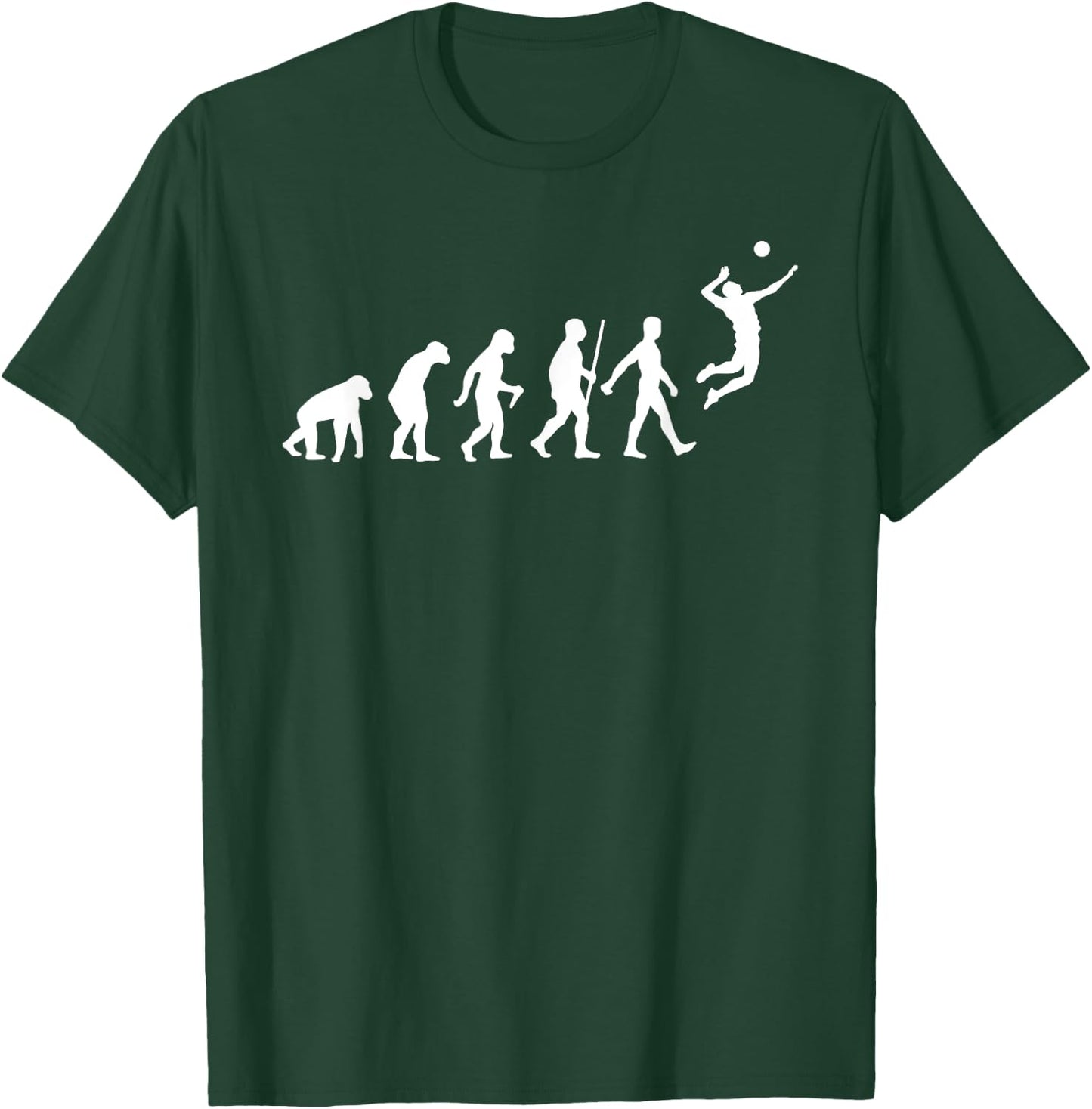 Funny Volleyball Art Women Ball Sports Volleyball T-Shirt - T-Shirt | Forest