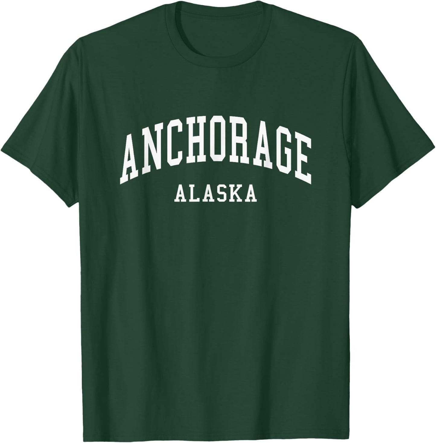 Anchorage - Alaska - Throwback Design - Classic T-Shirt - T-Shirt | Forest