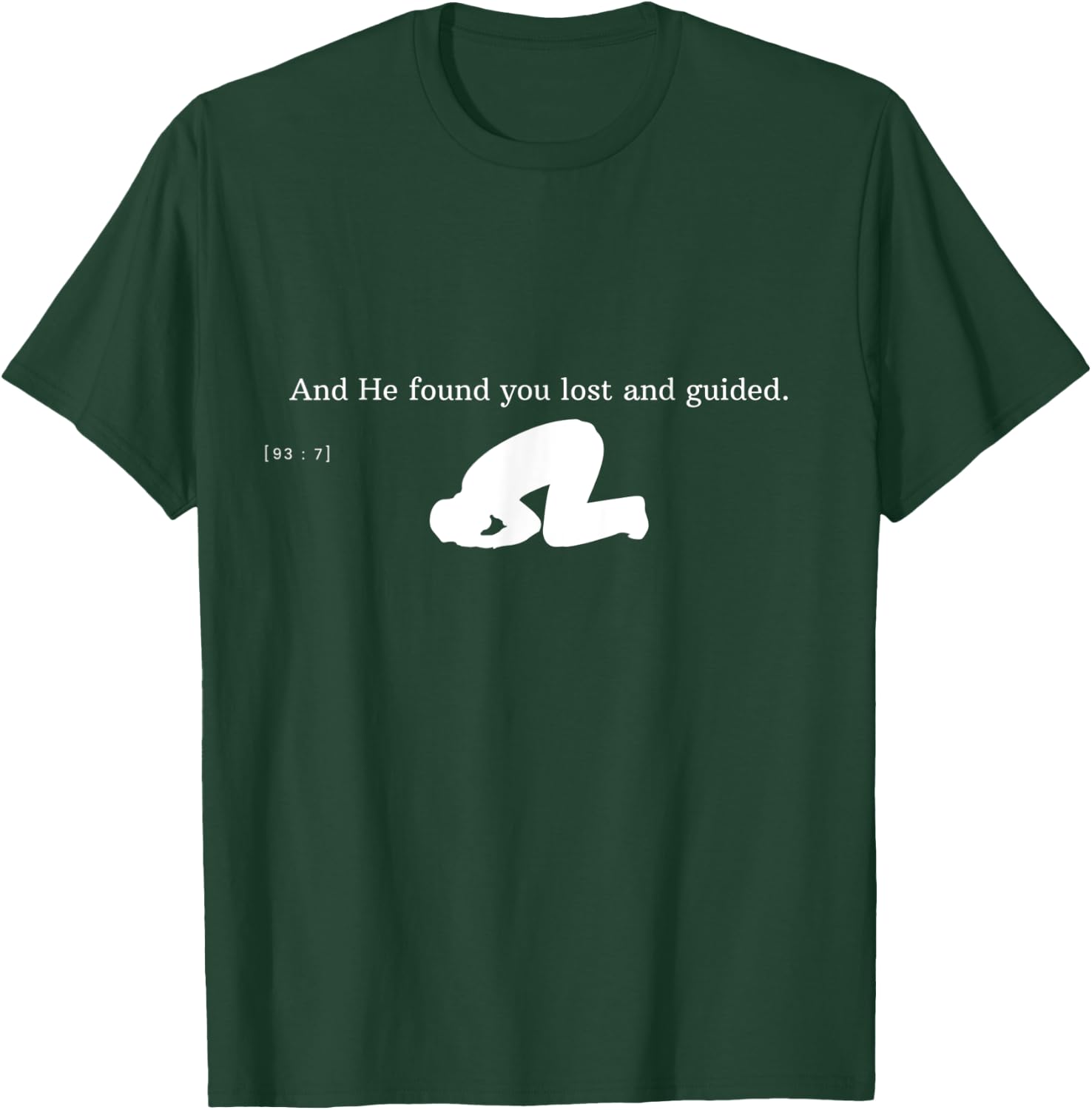 Islam Quran Praying Muslim Ramadan Quote Arabic Salah T-Shirt - T-Shirt | Forest