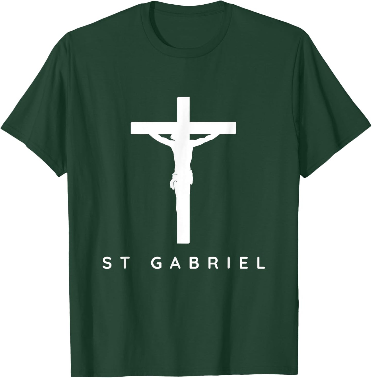 Saint Gabriel the Archangel Traditional Catholic Prayer T-Shirt - T-Shirt | Forest