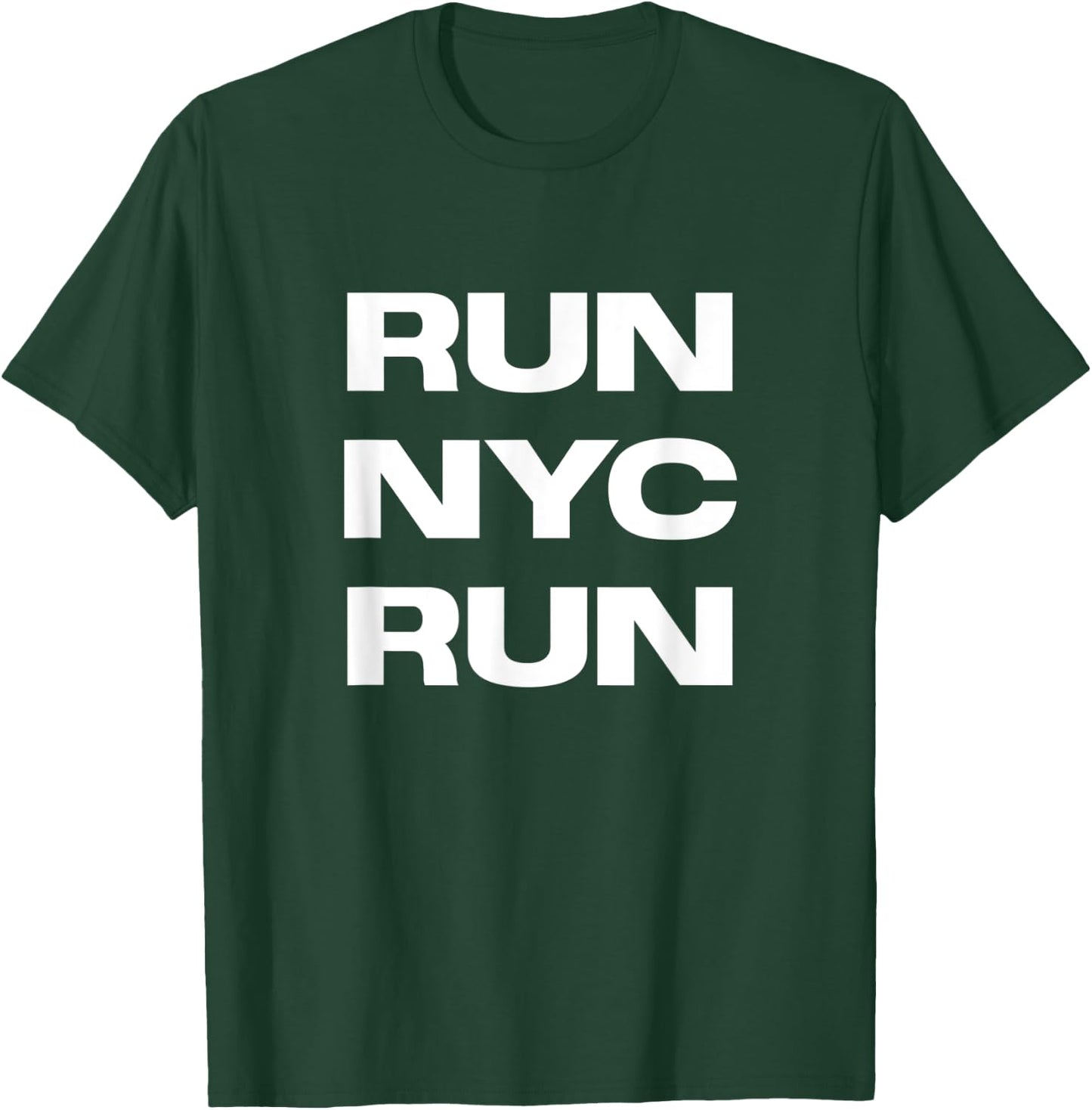 Run NYC Run Running T-Shirt - T-Shirt | Forest