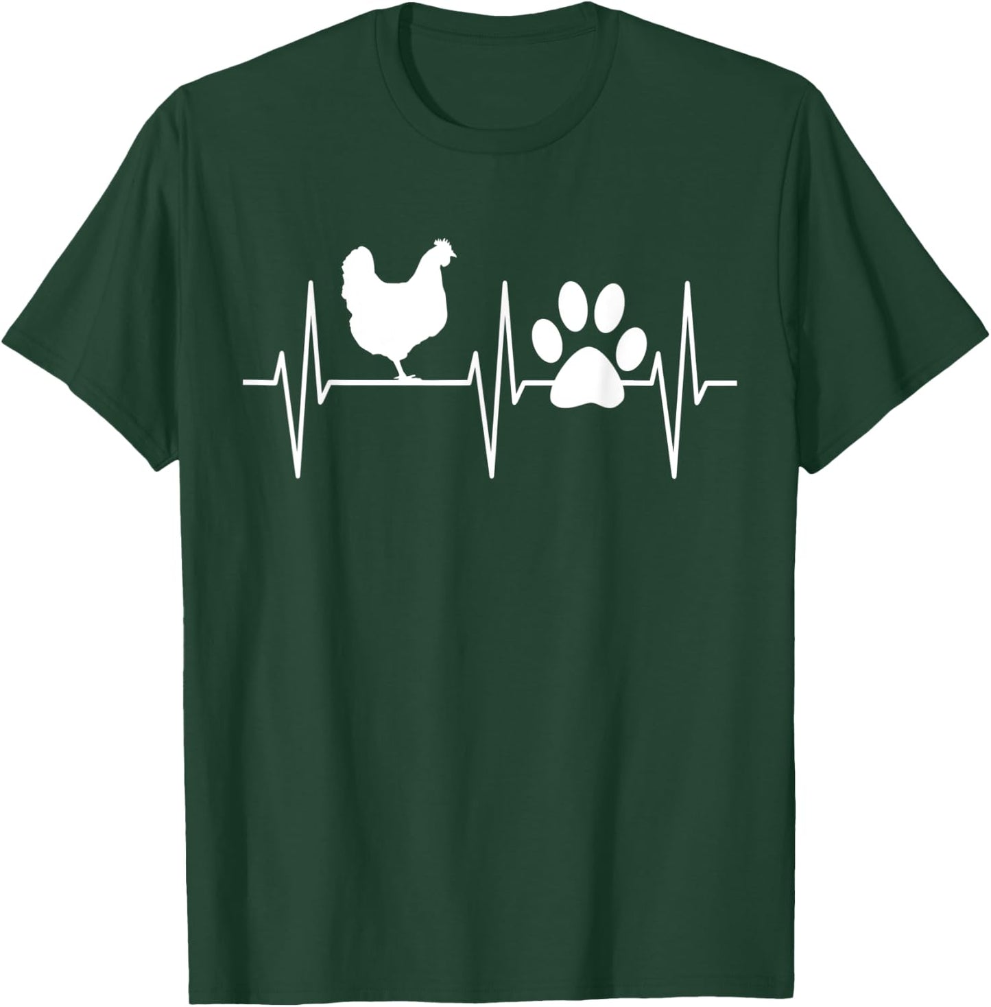 Chicken Shirt Funny Dog Lover Chicken Farmer Chicken Lover T-Shirt - T-Shirt | Forest