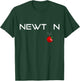Isaac Newton, Physicist, Mathematician, Gravity Apple Art T-Shirt - T-Shirt | Forest