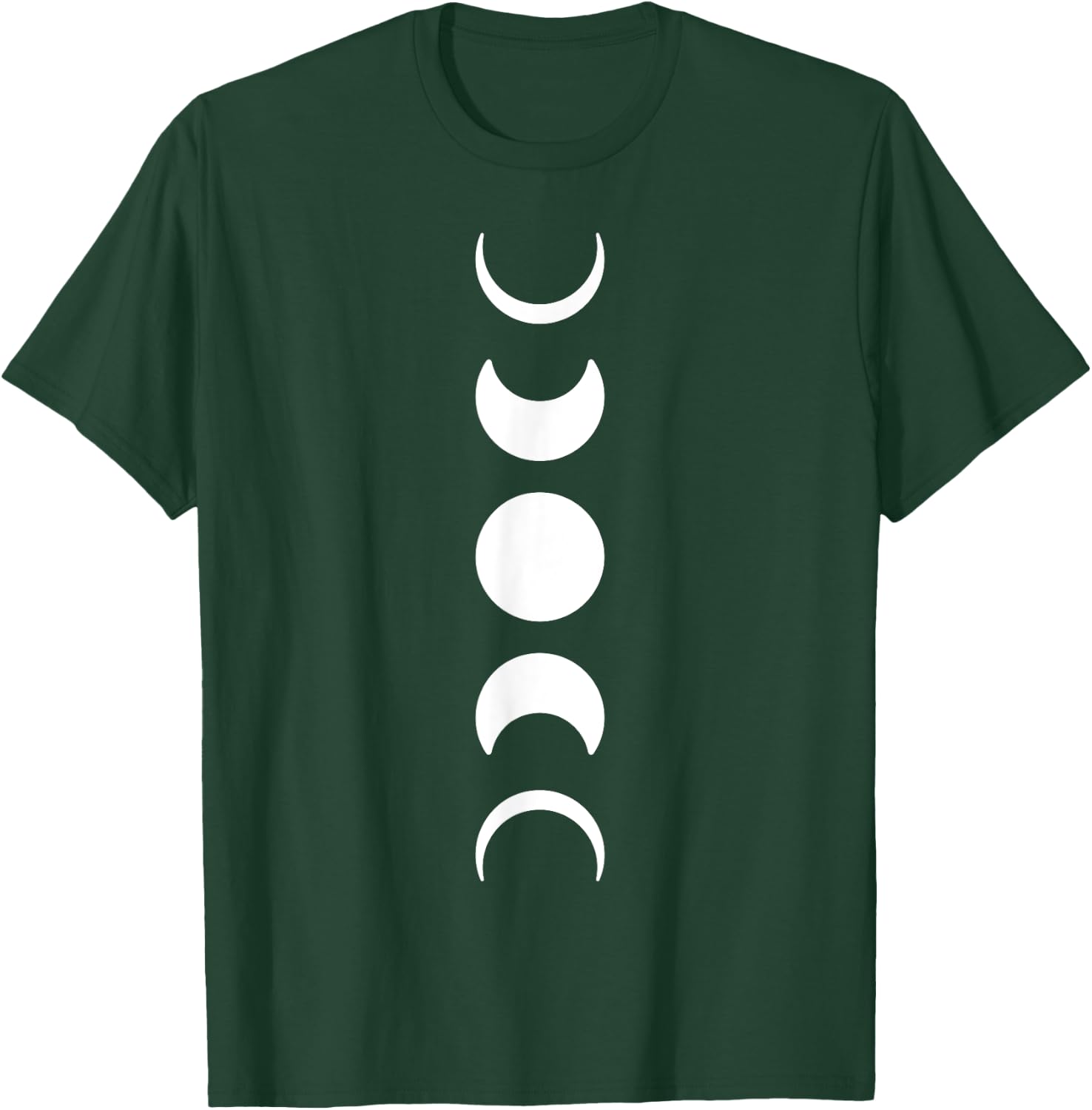 Moon Phase Cycle Phases Of The Moon Astronomy Stargazer T-Shirt - T-Shirt | Forest