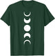 Moon Phase Cycle Phases Of The Moon Astronomy Stargazer T-Shirt - T-Shirt | Forest