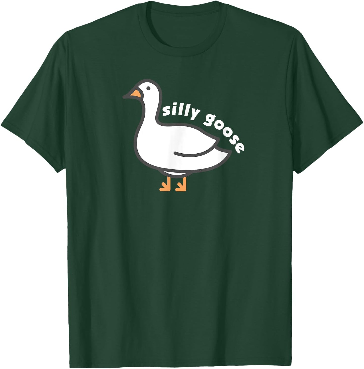 Silly Goose university funny meme joke apparel Trendy jumper T-Shirt - T-Shirt | Forest