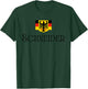 Schneider Surname German Family Name Heraldic Eagle Flag T-Shirt - T-Shirt | Forest