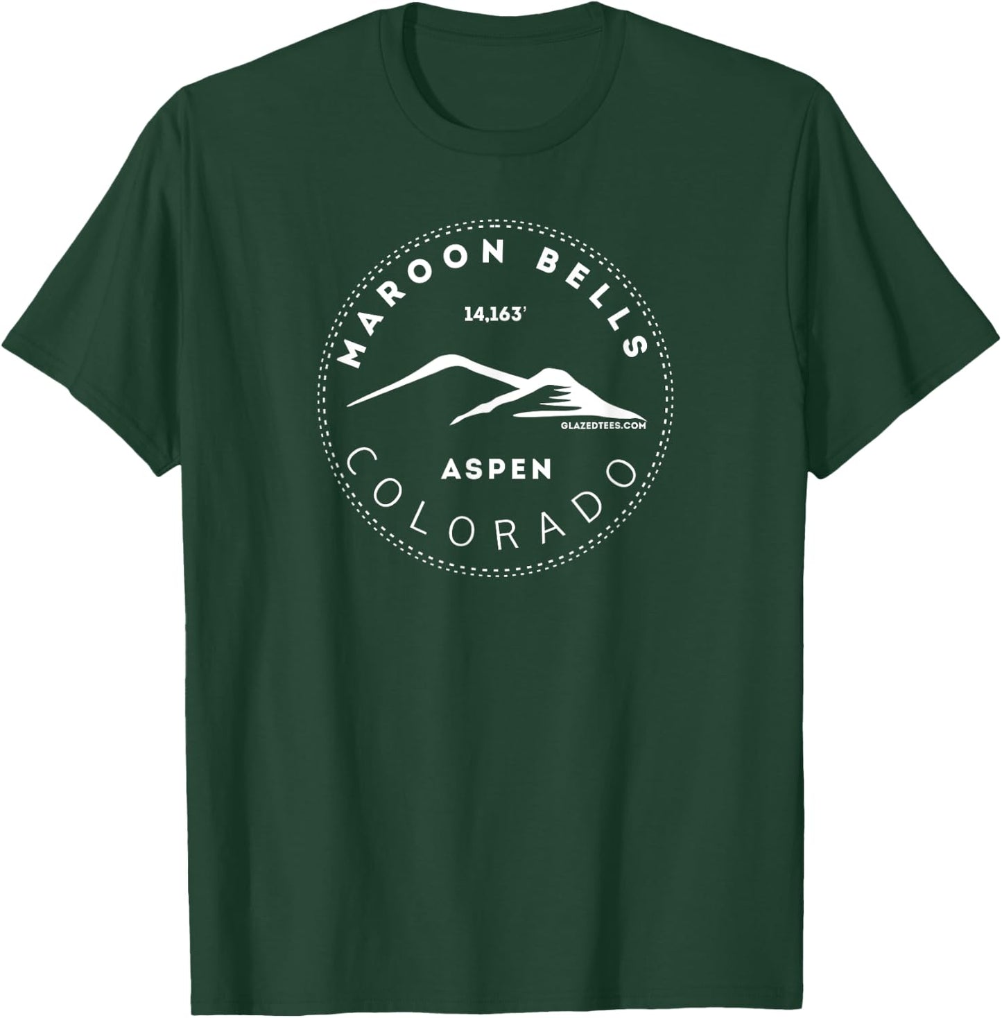 Maroon Bells Aspen Colorado Big Mountain Adventure T-Shirt - T-Shirt | Forest