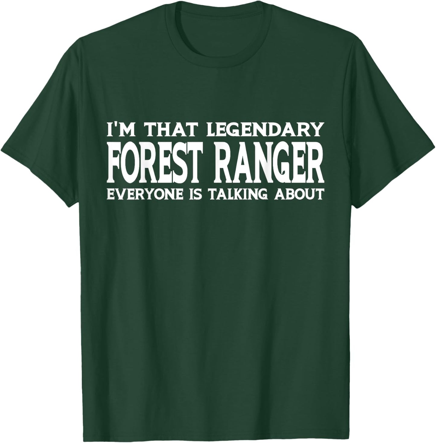 Forest Ranger Job Title Employee Funny Worker Forest Ranger T-Shirt - T-Shirt | Forest