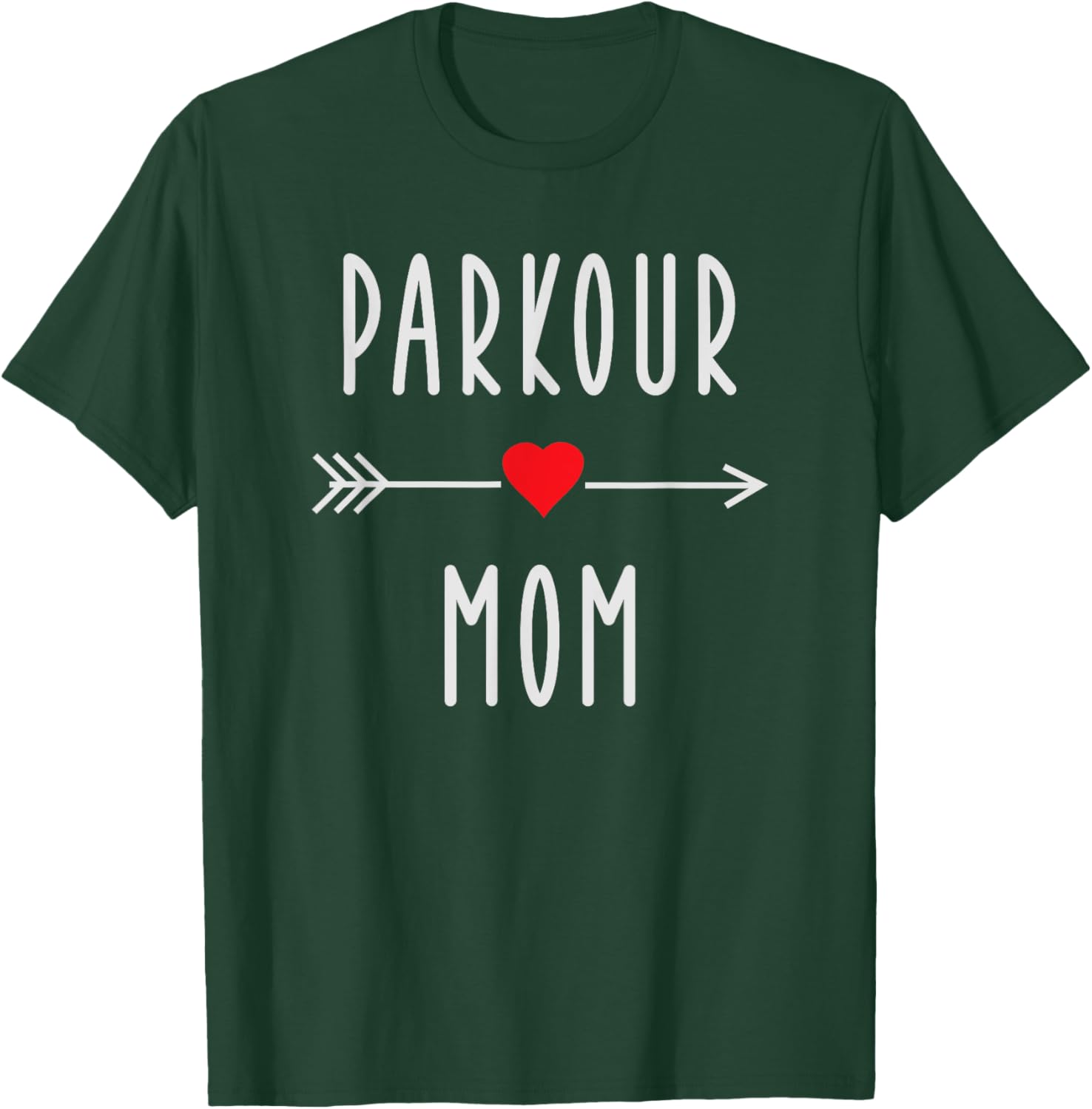 Parkour Mom Funny Freerunning Mom Gift Runner Running Mama T-Shirt - T-Shirt | Forest