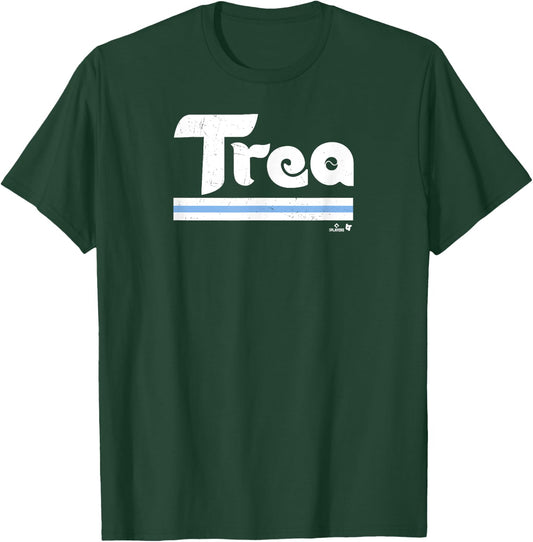 Trea Turner - Trea Script Philly - Philadelphia Baseball T-Shirt - T-Shirt | Forest