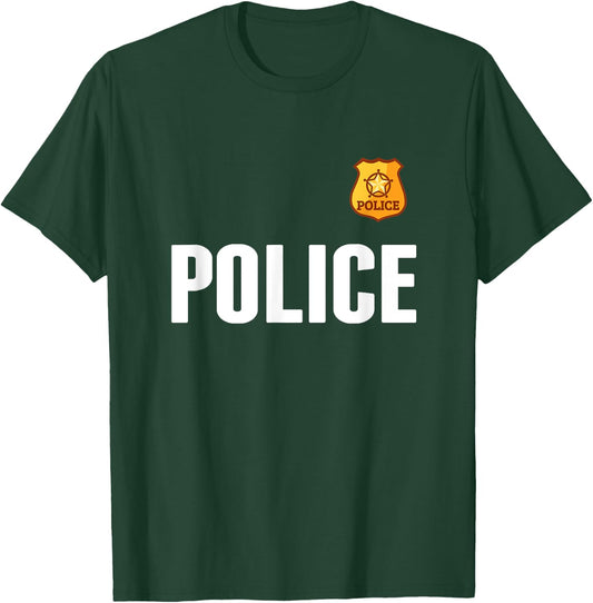 Cop Policeman Officer Costume Boys Kids T-Shirt - T-Shirt | Forest