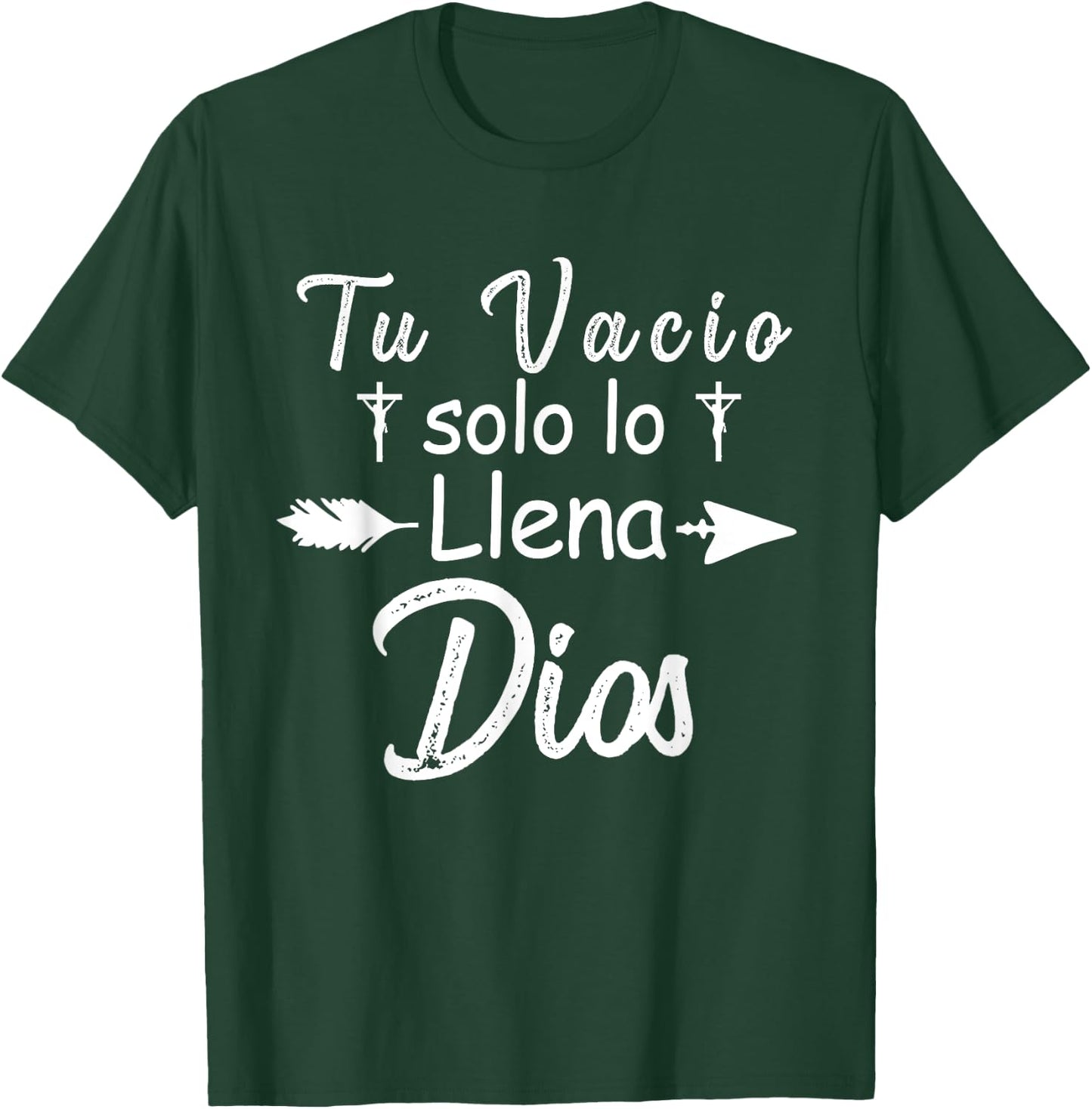 Camiseta cristiana Para Mujer Y Mujer en espanol Cristiano T-Shirt - T-Shirt | Forest