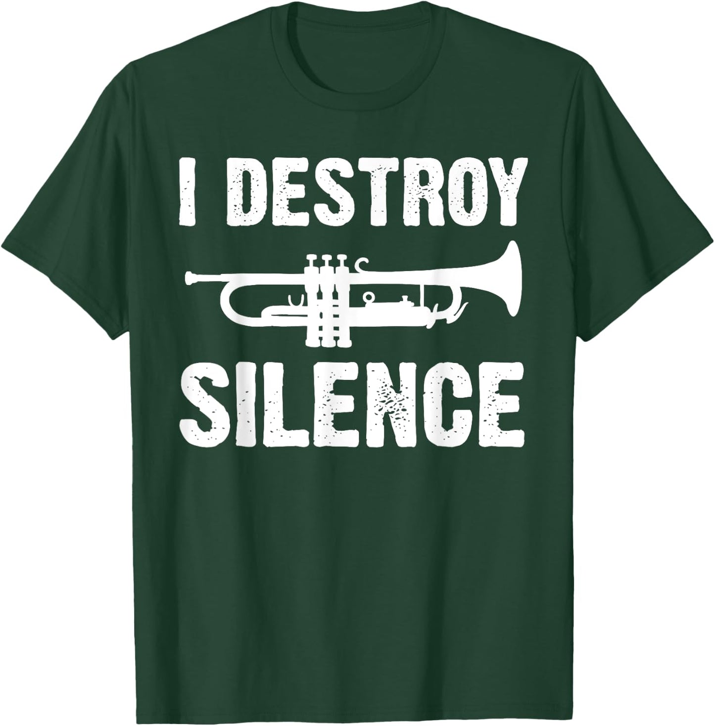 Funny Trumpet Player Art Women Trumpeter Orchestra T-Shirt - T-Shirt | Forest