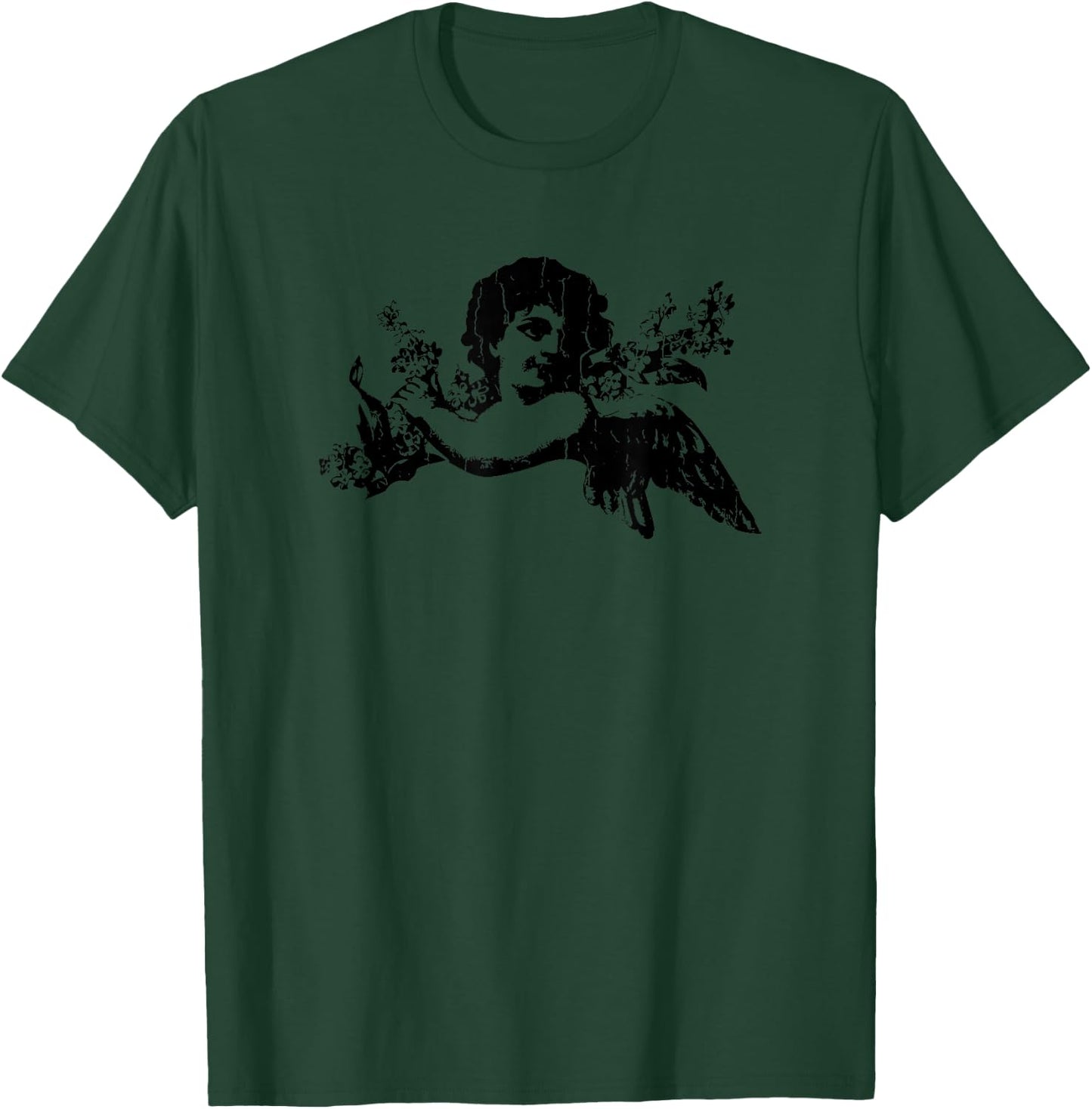Angel Wings Cupid Tattoo Love Faith T-Shirt - T-Shirt | Forest
