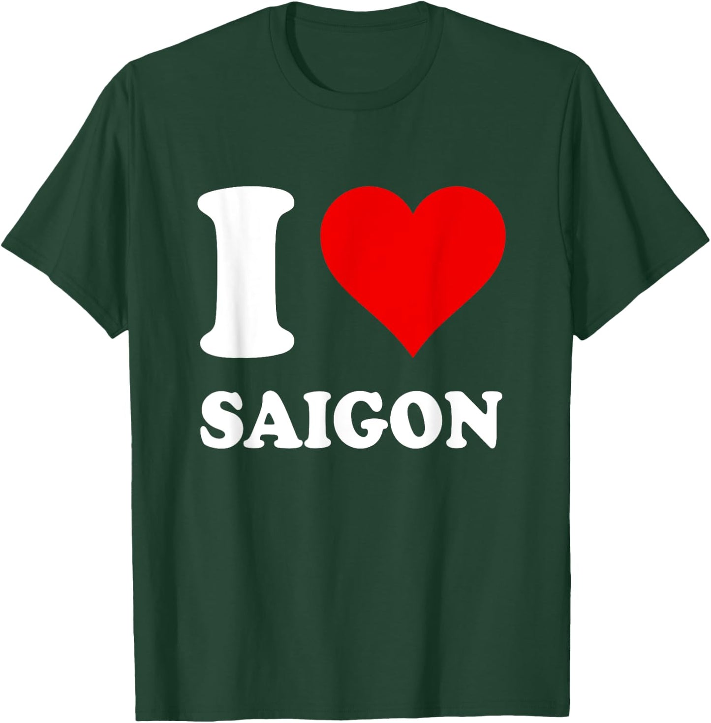 Red Heart I Love Saigon T-Shirt - T-Shirt | Forest