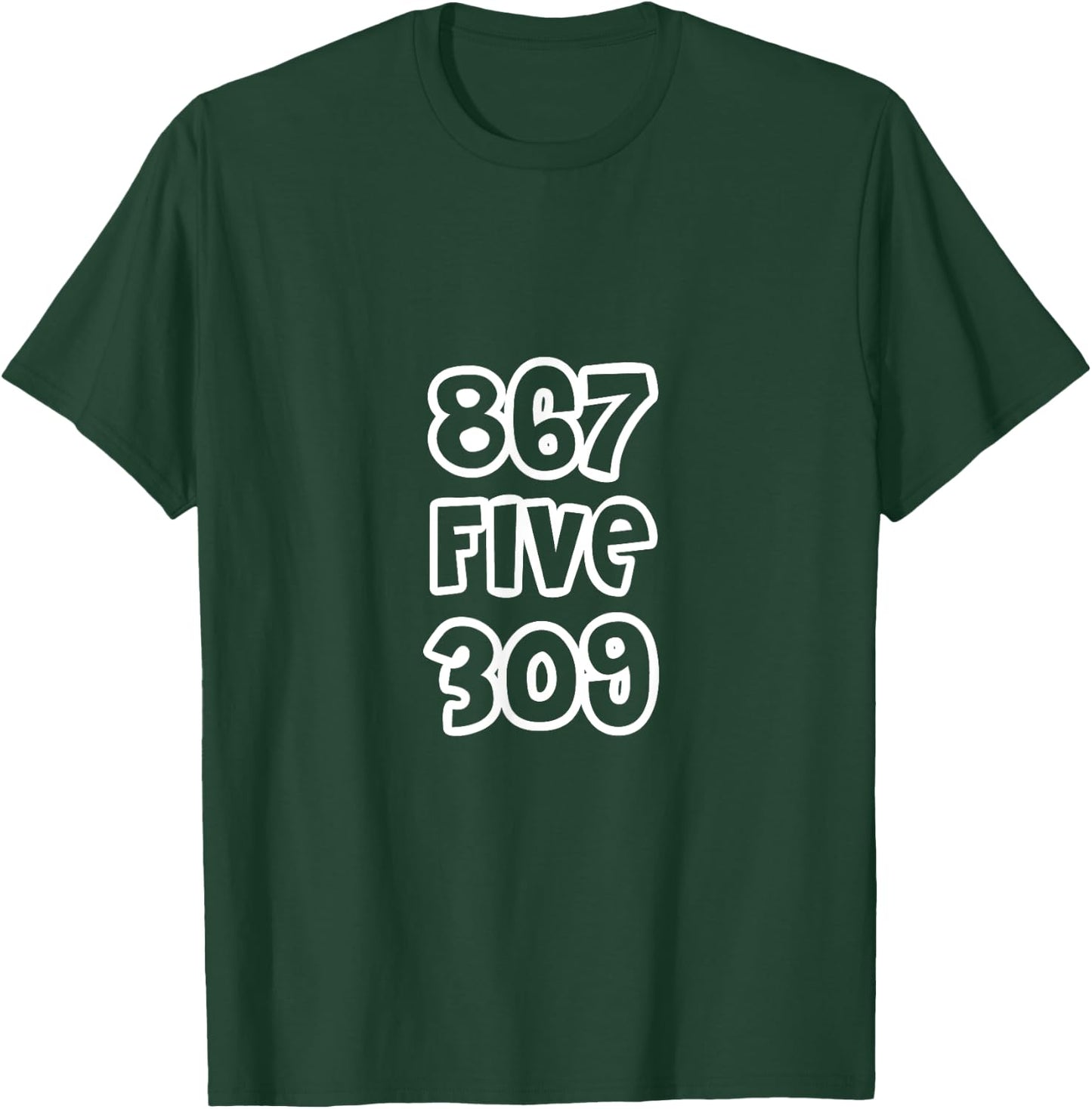 8675309 Nostalgic and Funny 80s T-Shirt - T-Shirt | Forest
