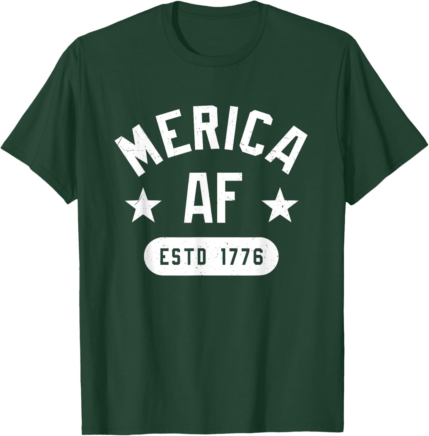 Funny Merica AF EST 1776 AF 's, Women T-Shirt - T-Shirt | Forest