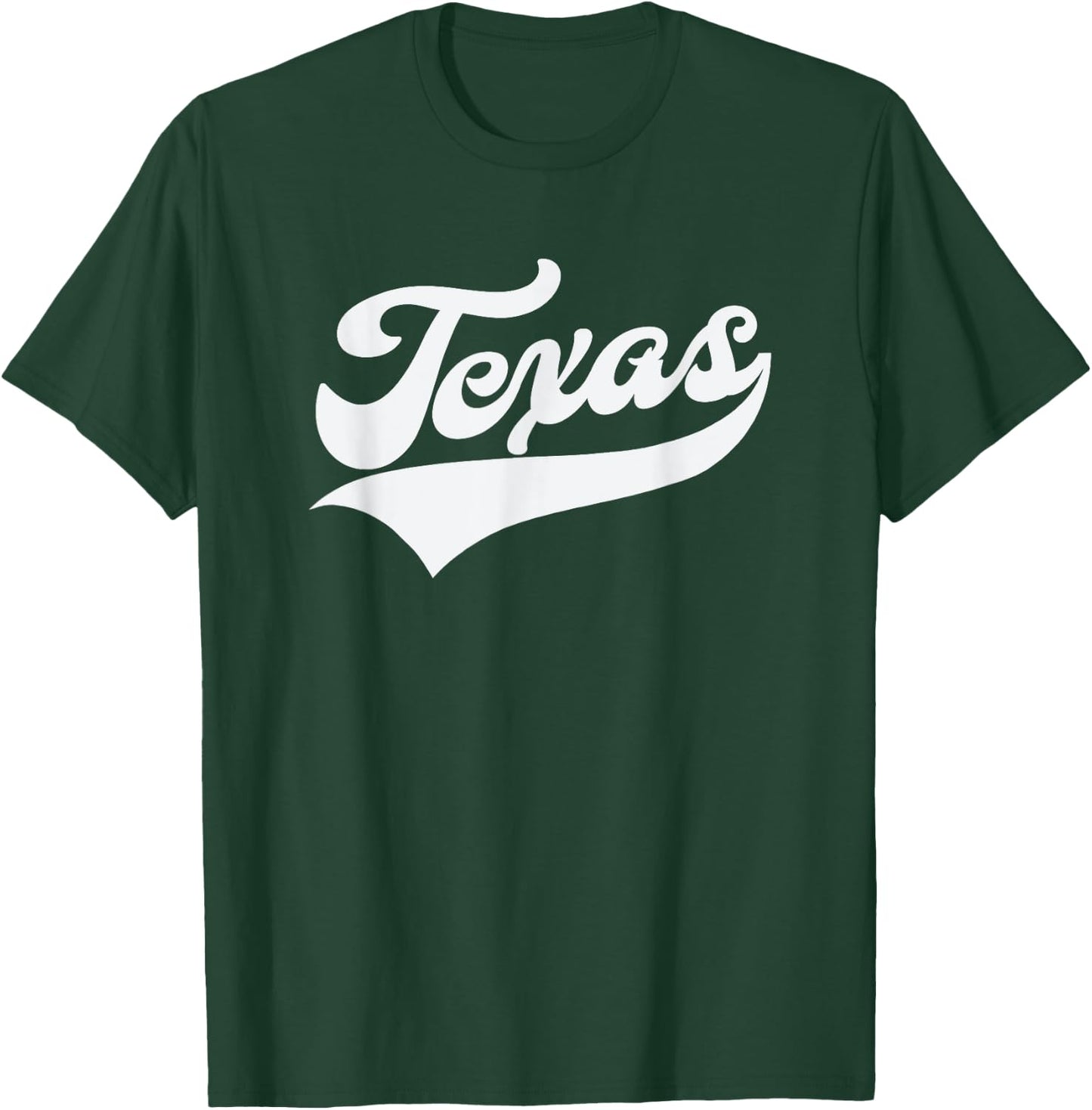 Texas - Retro / Throwback Design - Classic T-Shirt - T-Shirt | Forest