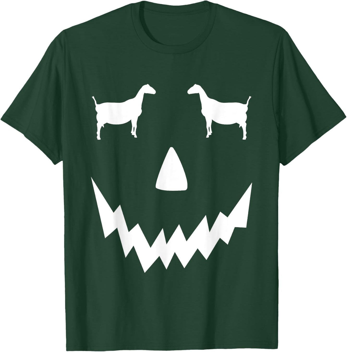 Pumpkin Lamancha Goat Show Halloween Funny Goat Mom T-Shirt - T-Shirt | Forest