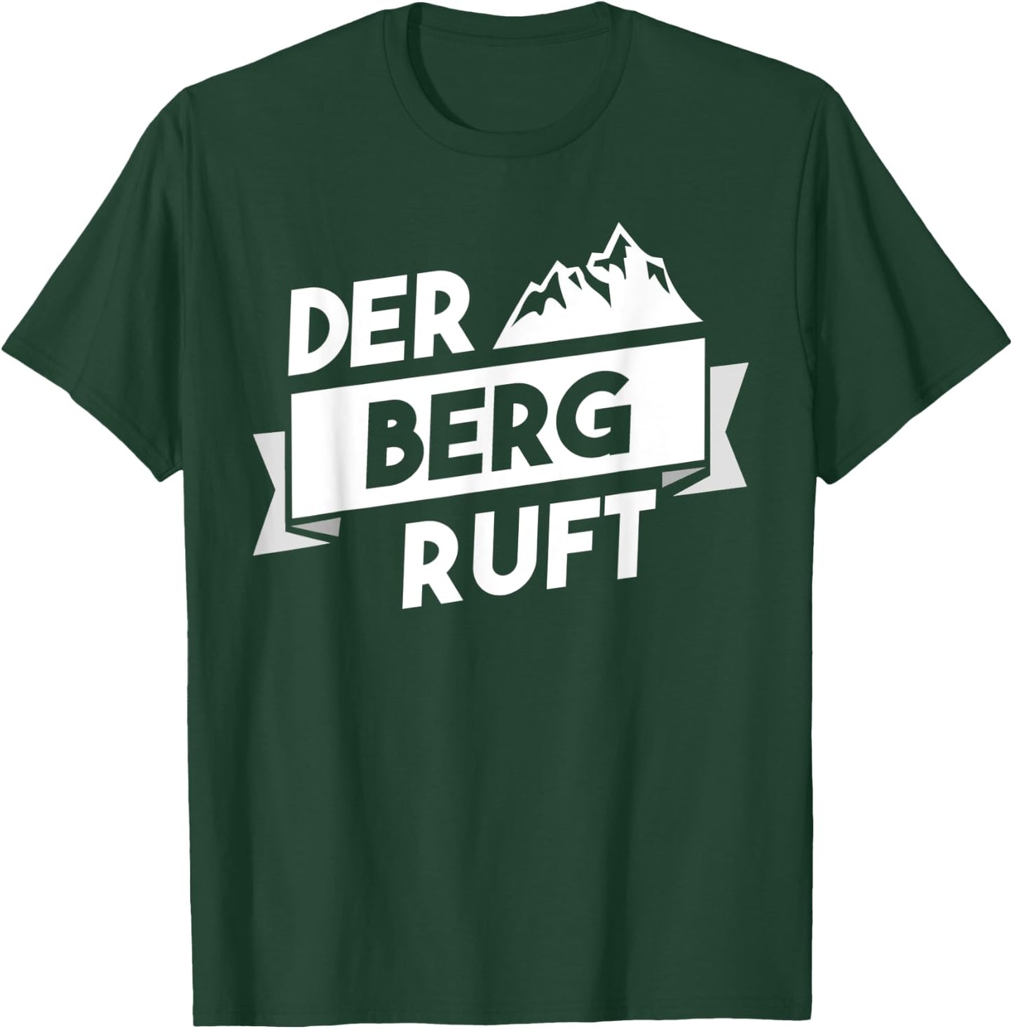 Der Berg ruft - Hiking Climbing Mountaineering Alps Gift T-Shirt - T-Shirt | Forest