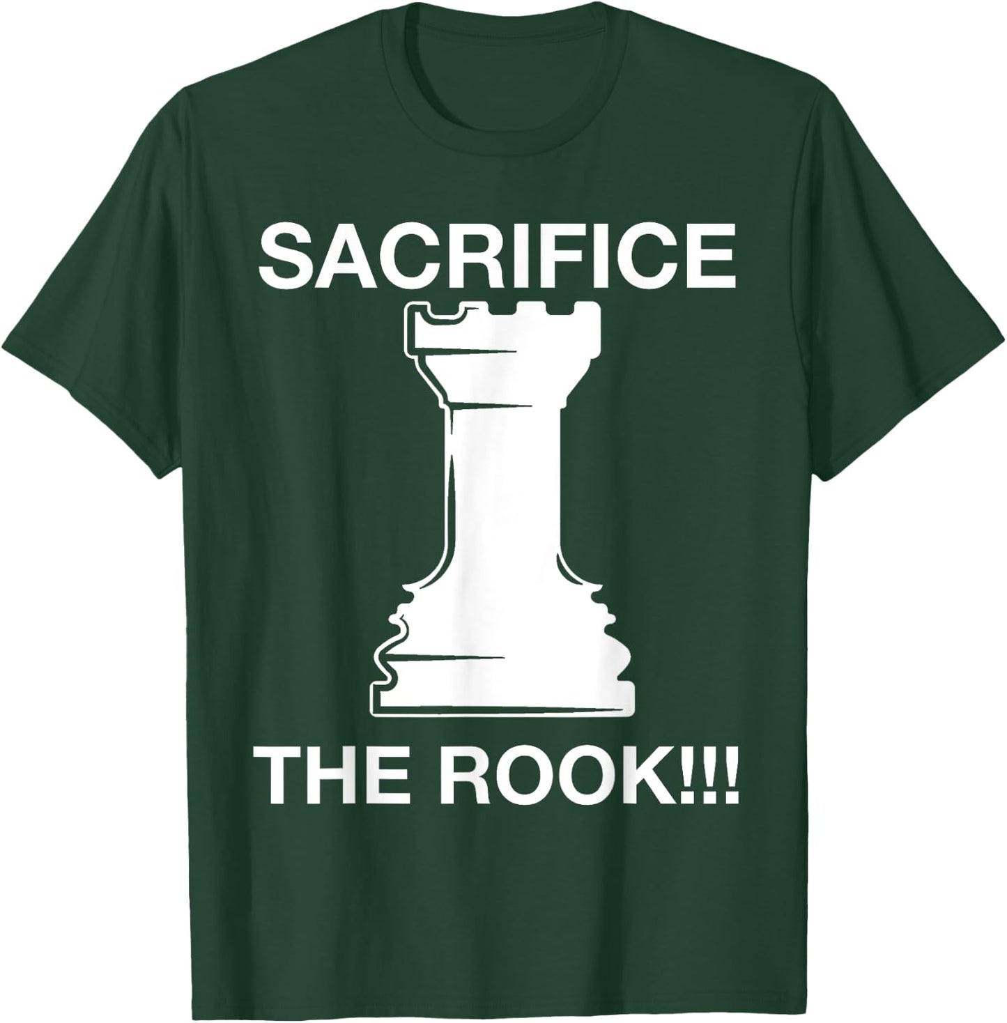 Funny Chess Player Chess Sacrifice the Rook Meme Online Game T-Shirt - T-Shirt | Forest