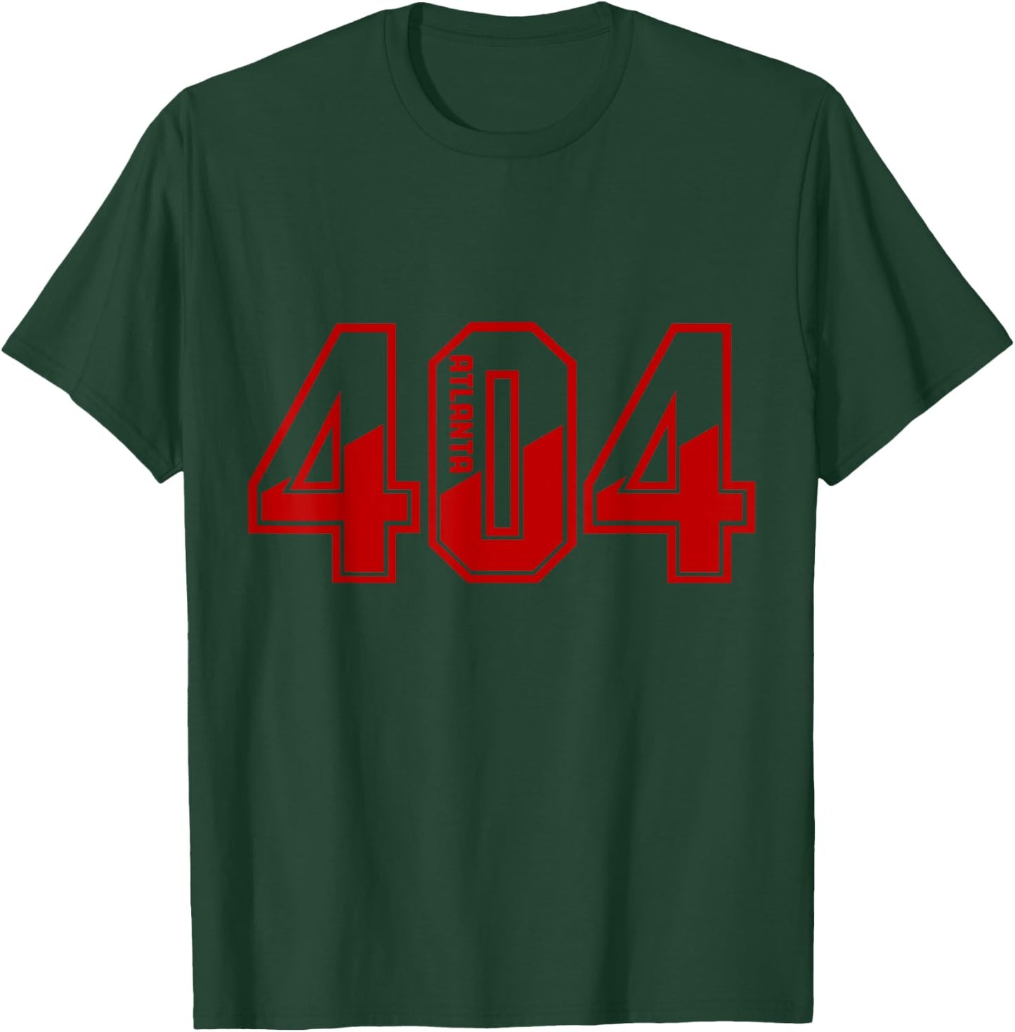 Atlanta Georgia ATL 404 Area Code Pride Vintage T-Shirt - T-Shirt | Forest