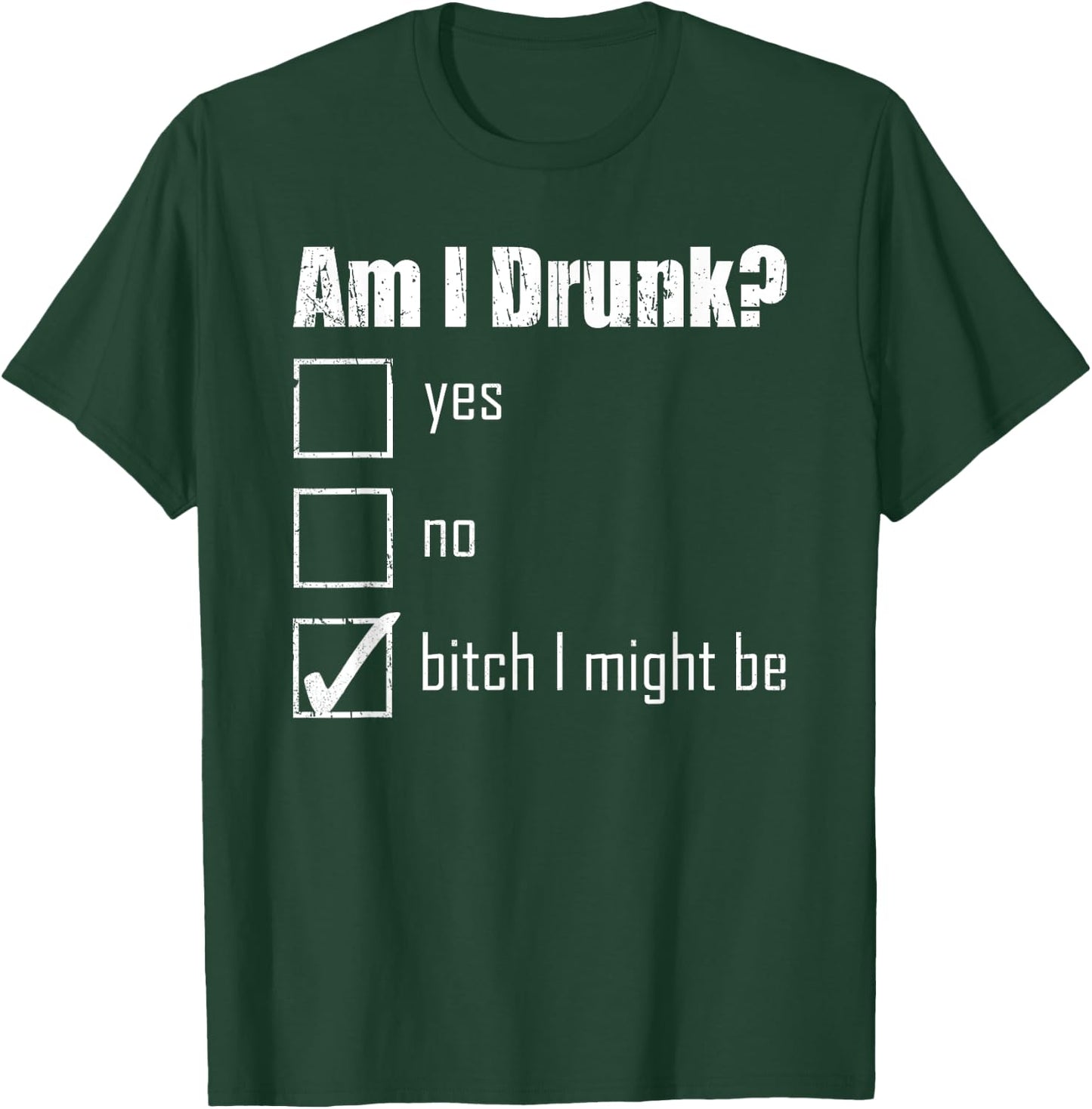 Drinking Drunk Bachelorette Am I Drunk Beer Bride Costume T-Shirt - T-Shirt | Forest