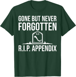 Funny Appendix Designs Women Post Appendectomy Lover T-Shirt - T-Shirt | Forest