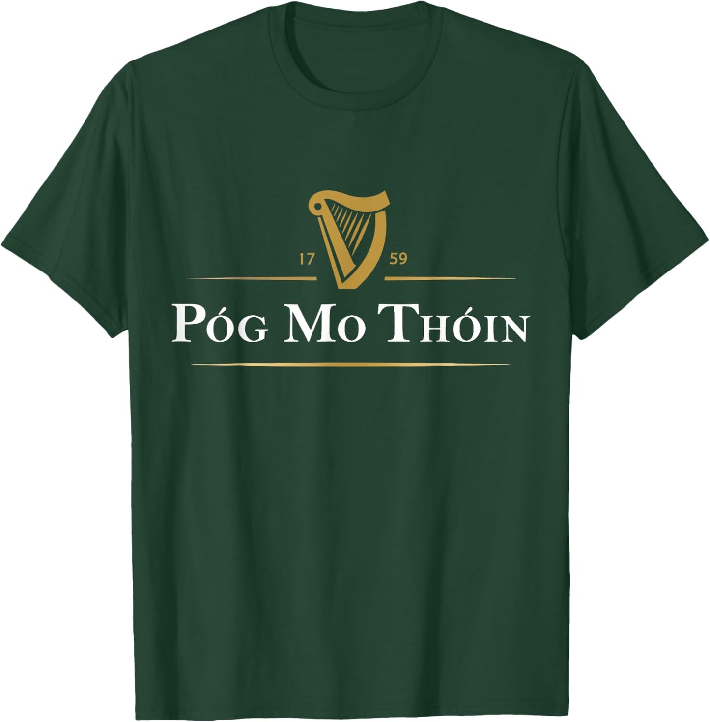 Pog Mo Thoin Ireland Funny Lucky Irish Green St Patricks Day T-Shirt - T-Shirt | Forest