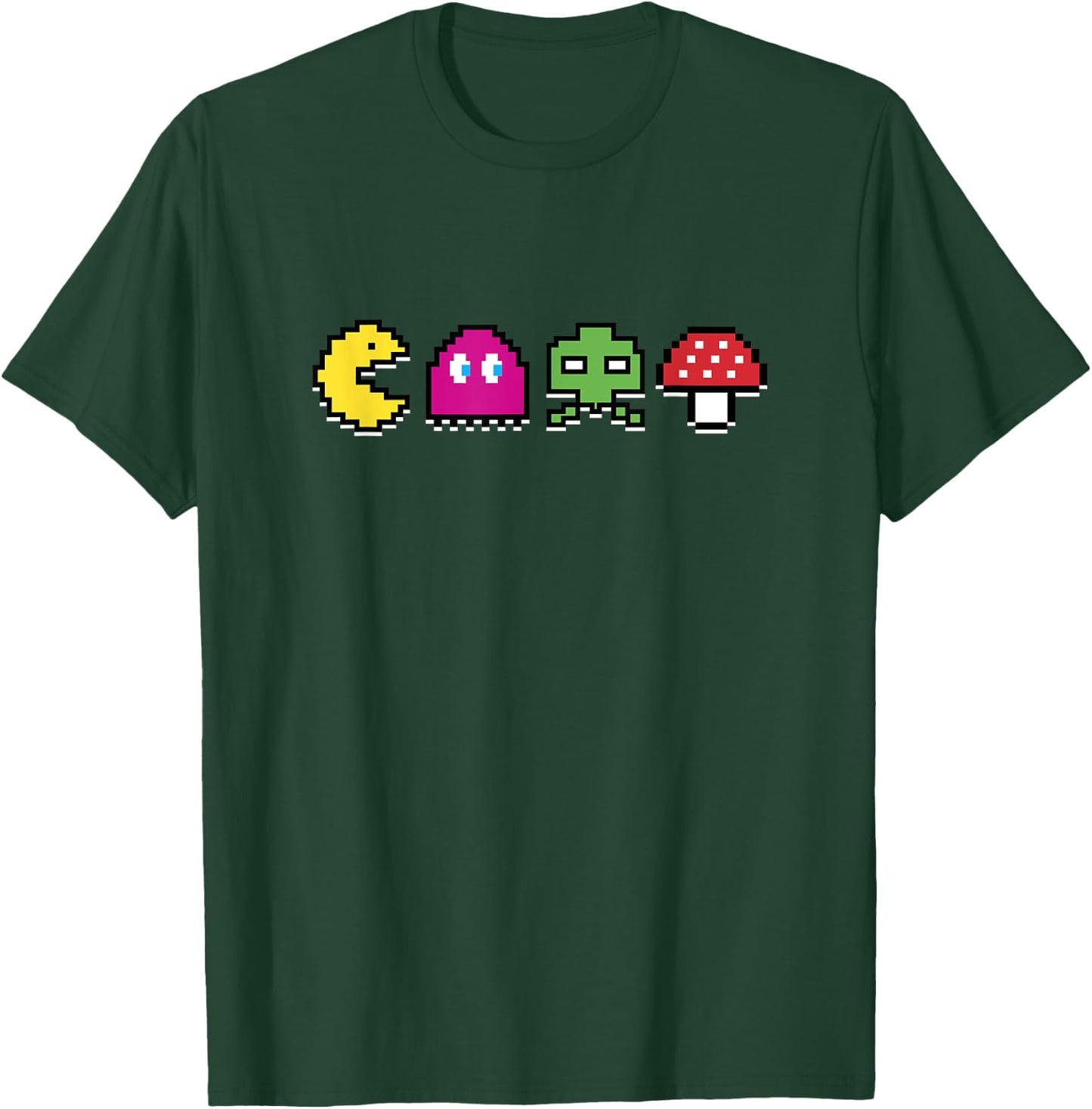 80s Video Game Vintage Arcade - Arcade Room 80s 90s Gamer T-Shirt - T-Shirt | Forest