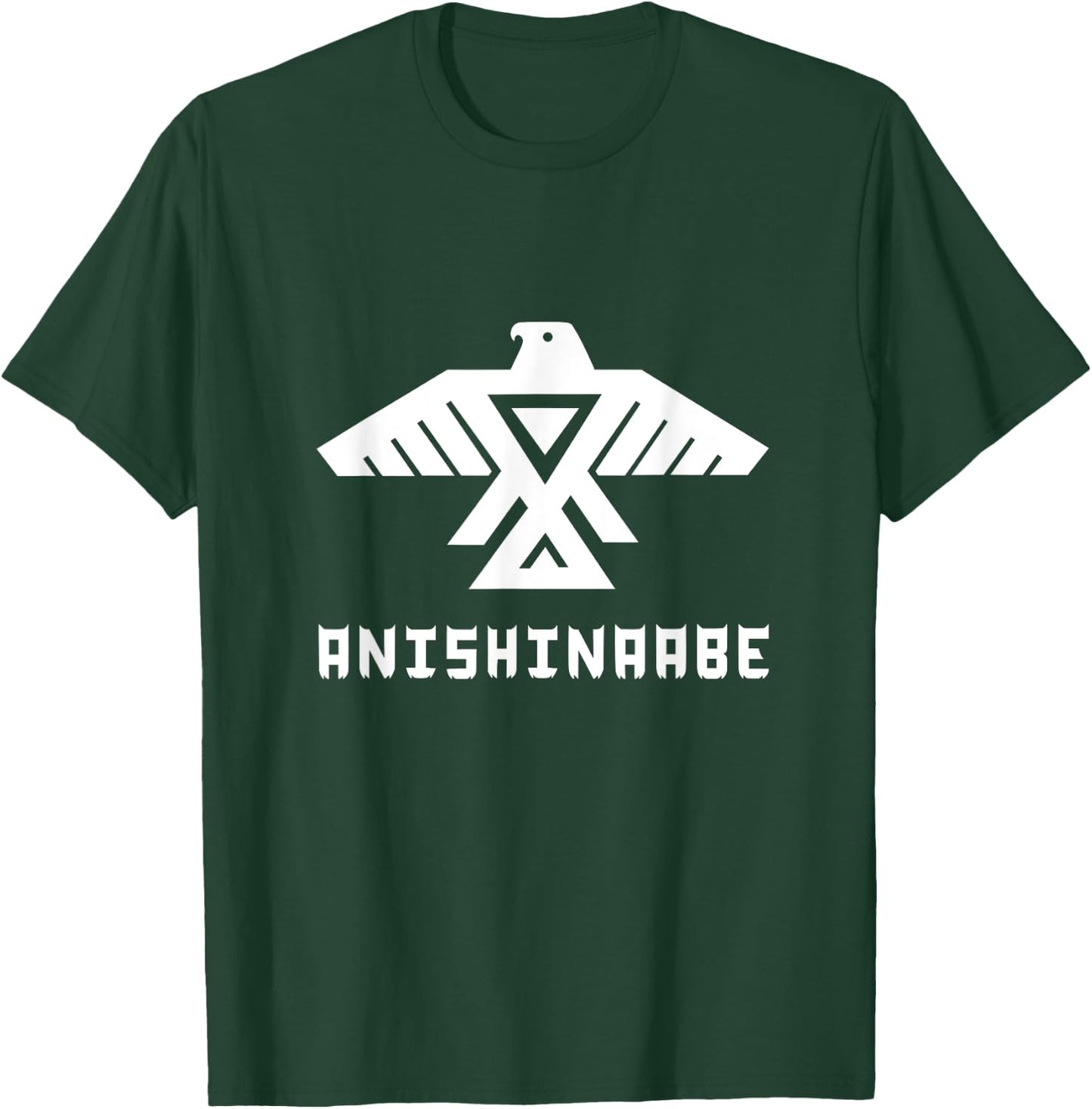 Anishinaabe First Nations Thunderbird, Ojibwe Indigenous T-Shirt - T-Shirt | Forest