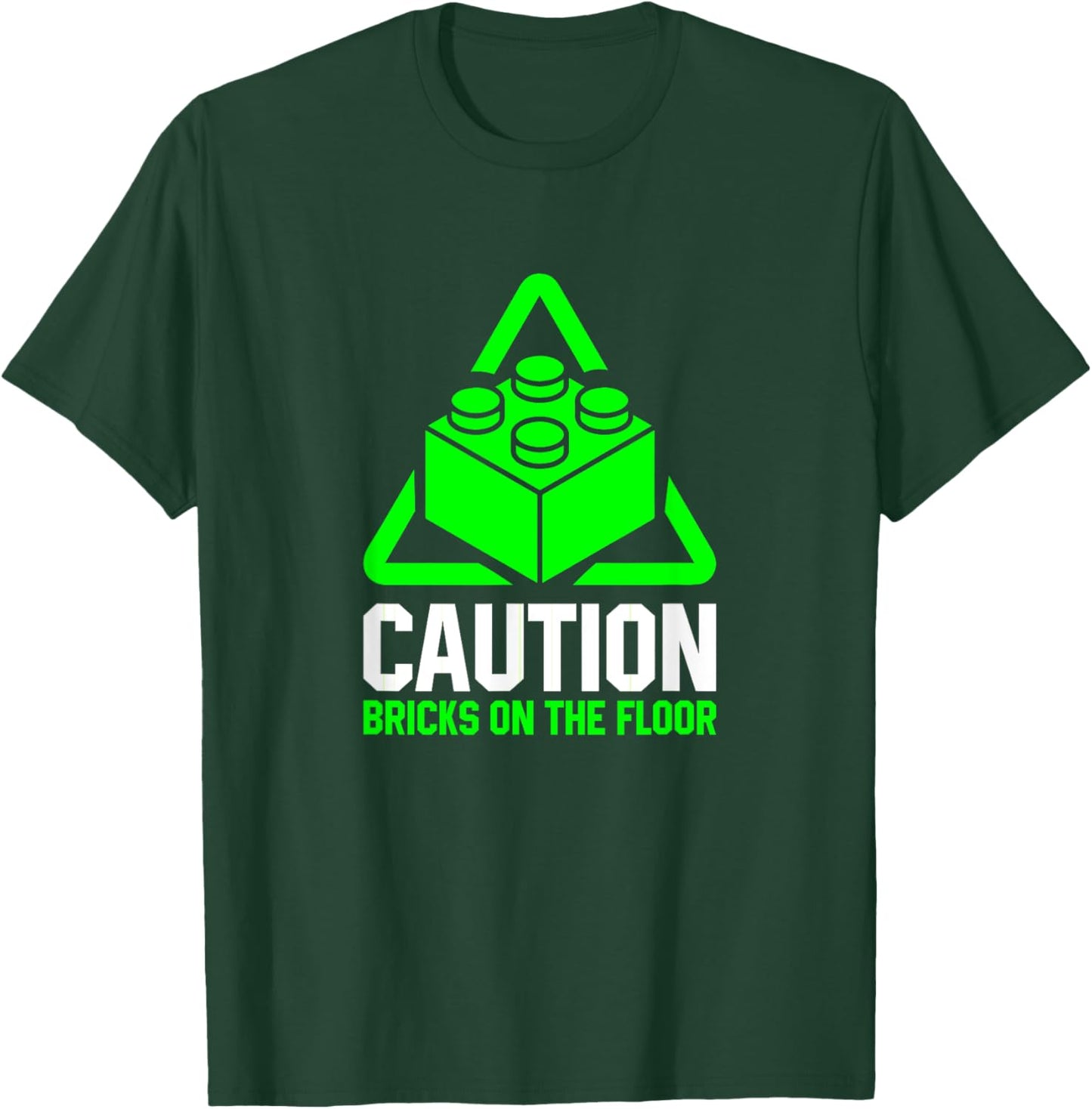 Brick Builder Funny Blocks Building Master Builder Toys Kids T-Shirt - T-Shirt | Forest