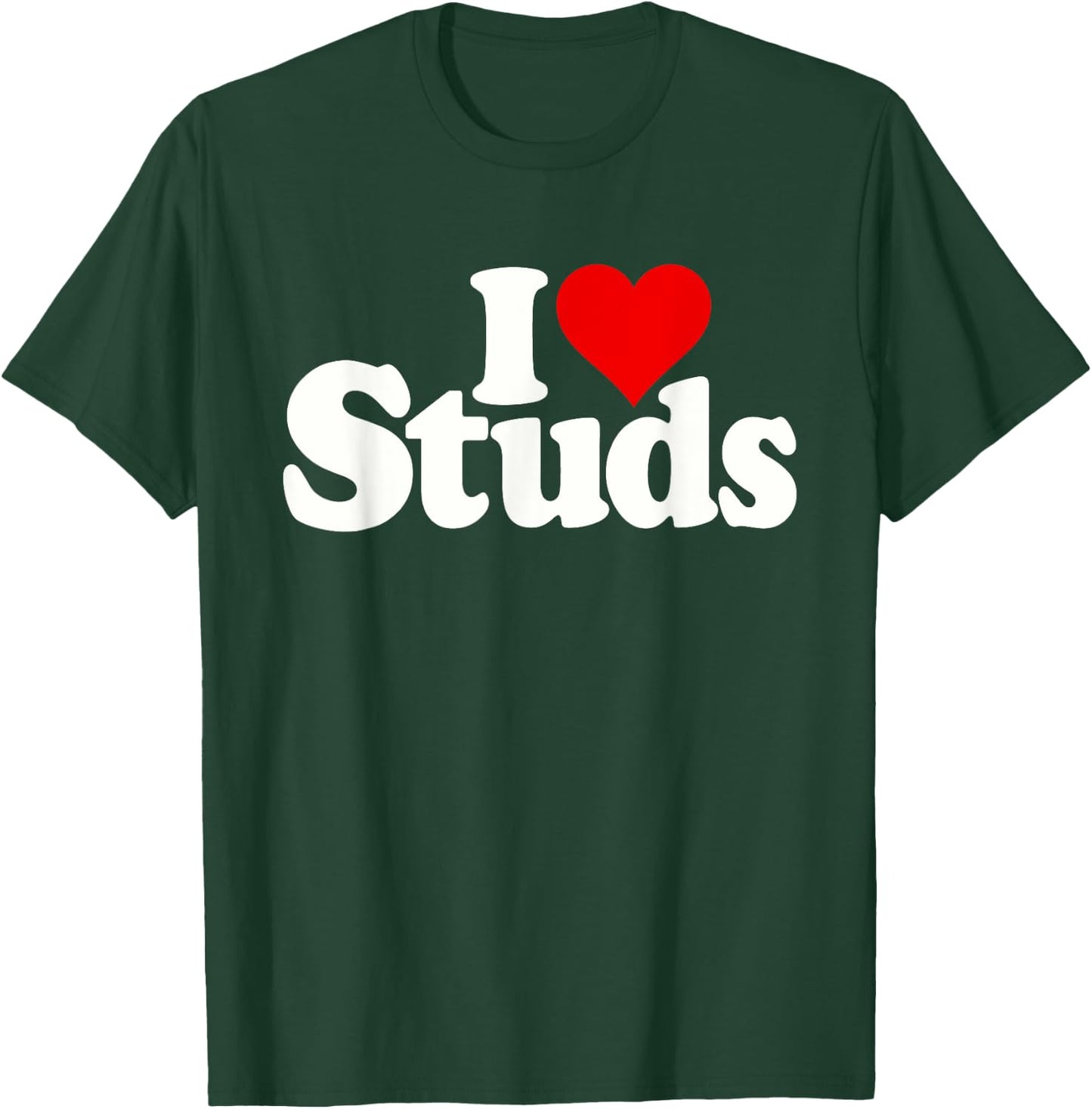 I Love Heart Studs T-Shirt - T-Shirt | Forest
