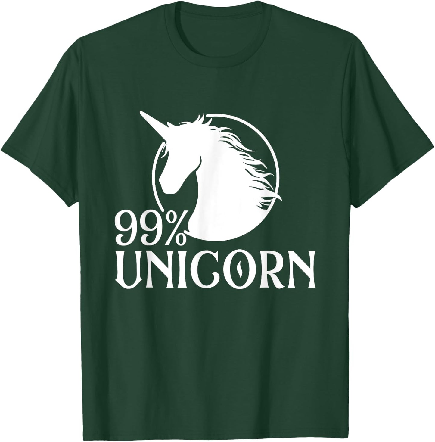 Rainbow Unicorn Mystical Creature Magical Animal T-Shirt - T-Shirt | Forest