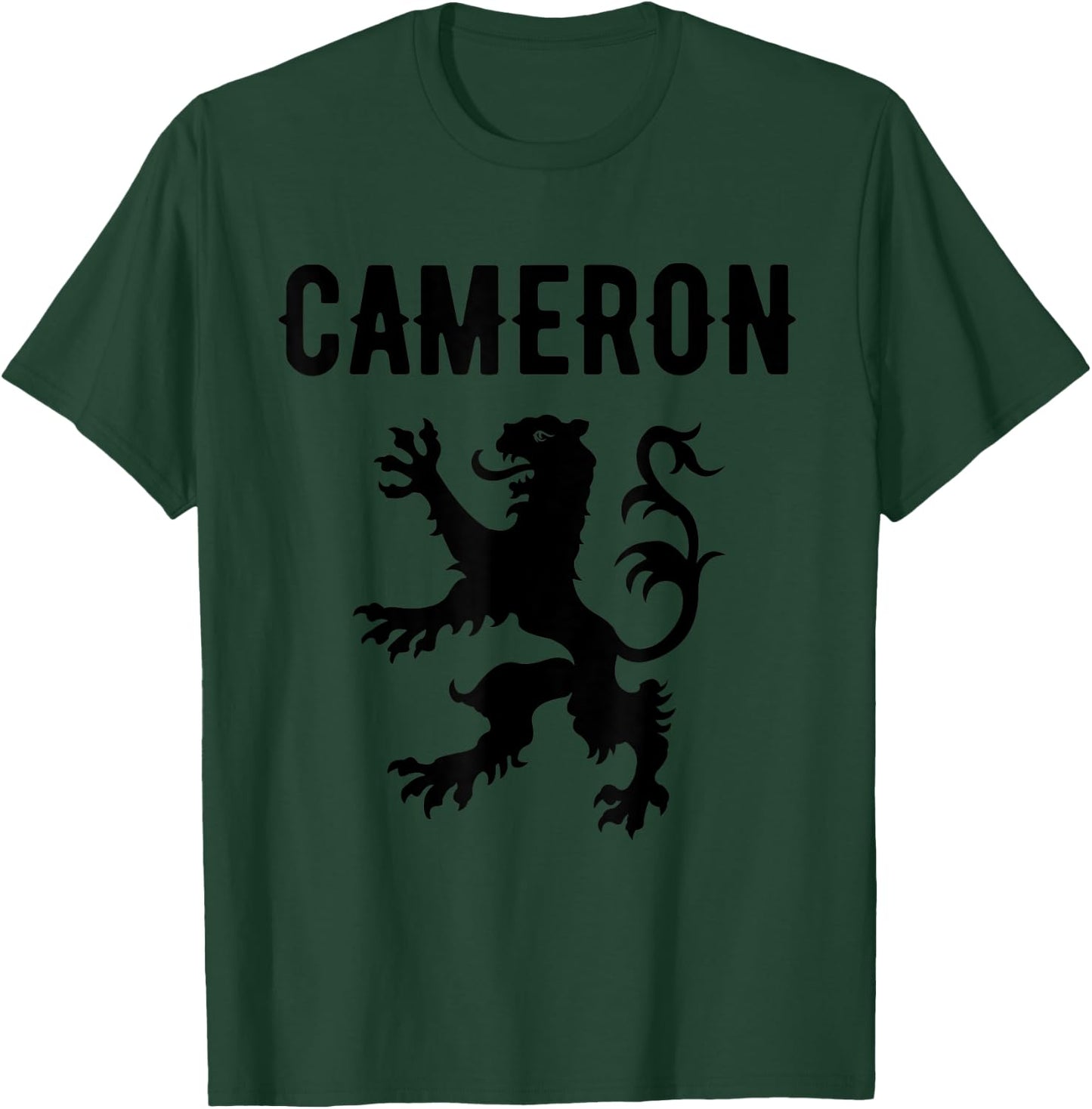 Cameron Clan Scottish Family Name Scotland Heraldry T-Shirt - T-Shirt | Forest