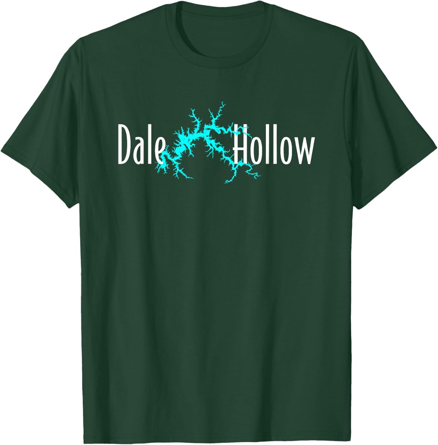Minimalist Dale Hollow, Kentucky / Tennessee T-Shirt - T-Shirt | Forest