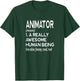 Animator Definition Funny Artist Movie TV Show Animation T-Shirt - T-Shirt | Forest