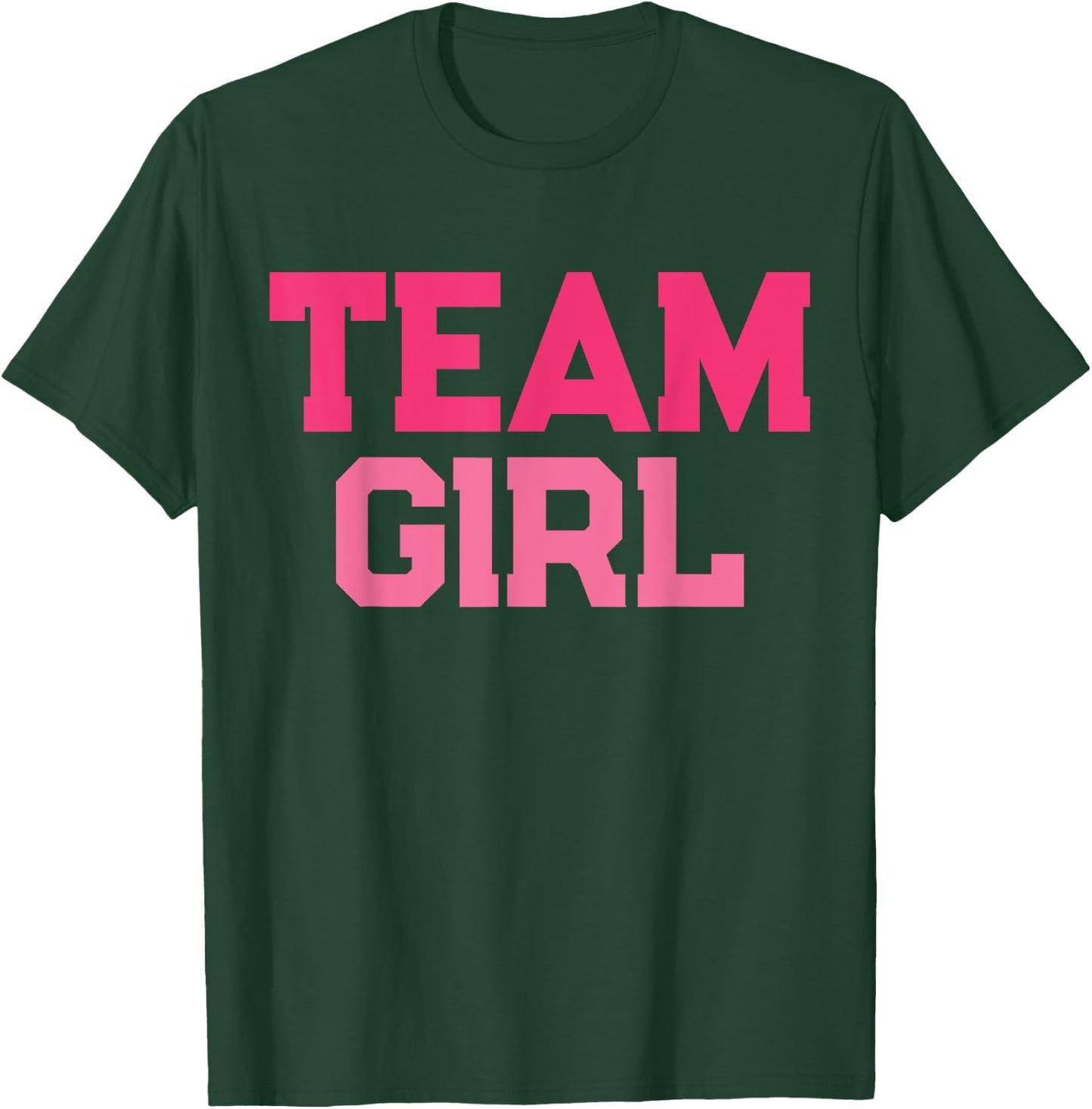 Pink Team Girl Team Boy Gender Reveal Party Matching Family T-Shirt - T-Shirt | Forest