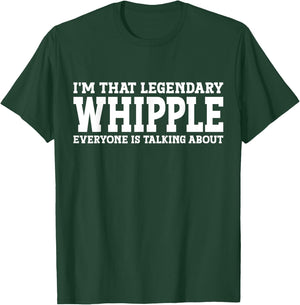Whipple Surname Funny Team Family Last Name Whipple T-Shirt - T-Shirt | Forest