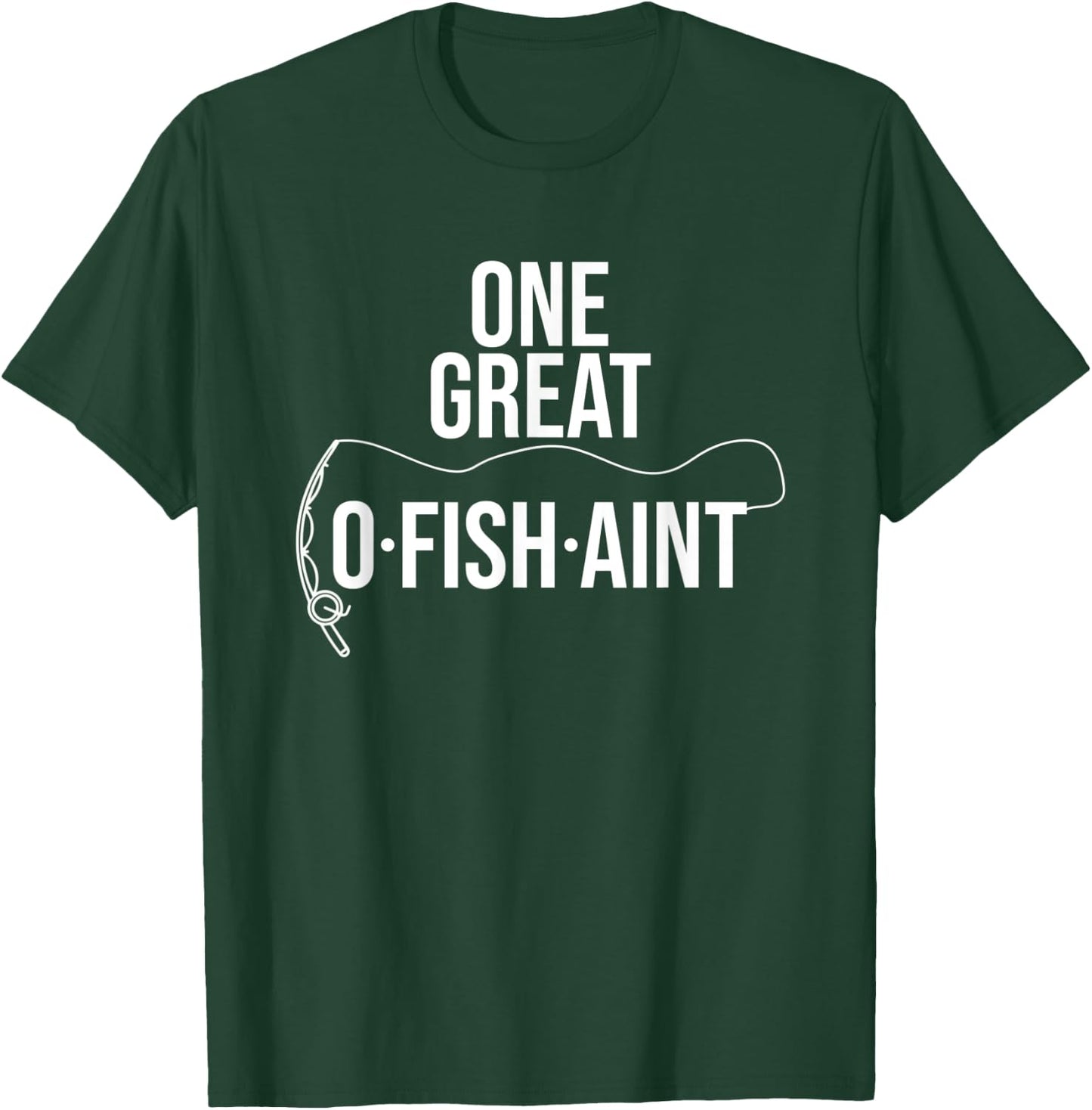 One Great O-Fish-iant Fishing Lover Wedding Officiant T-Shirt - T-Shirt | Forest