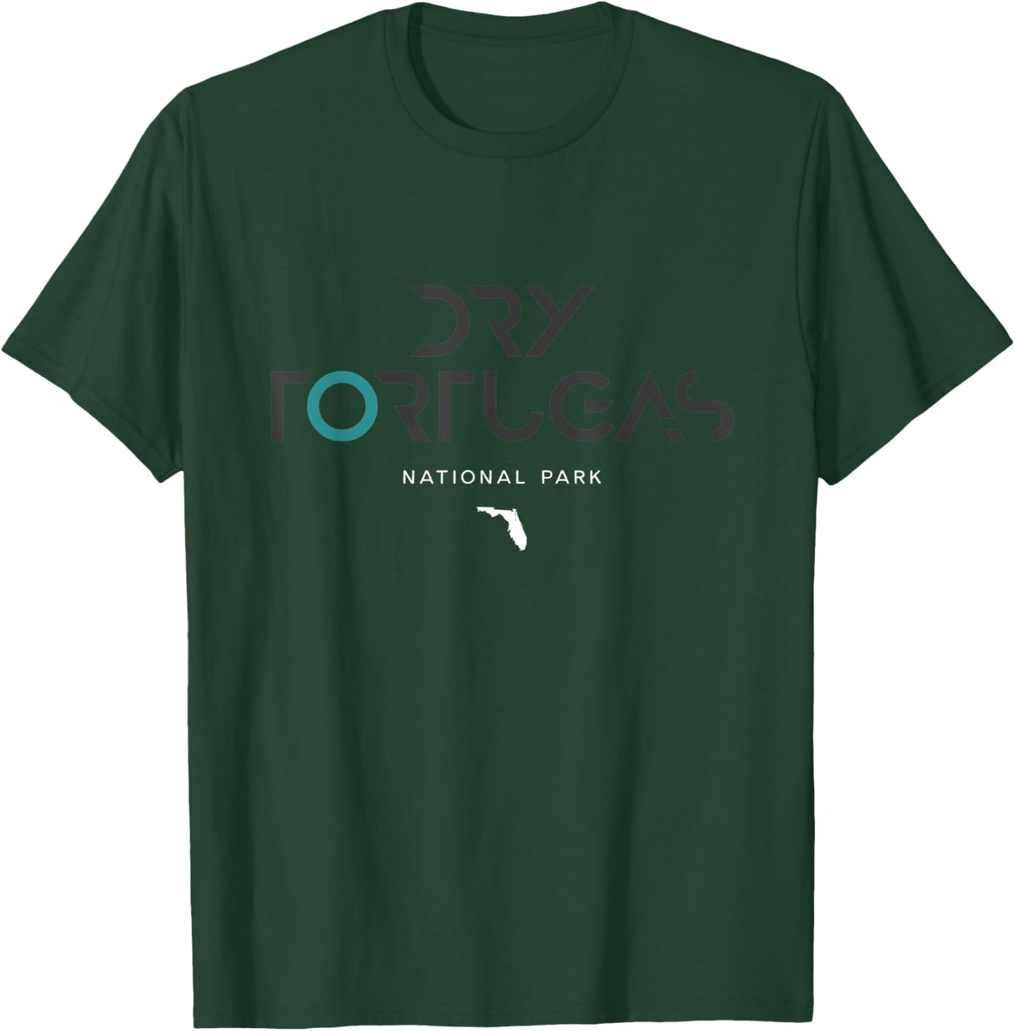 Dry Tortugas National Park Florida Tonal Retro Vintage T-Shirt - T-Shirt | Forest