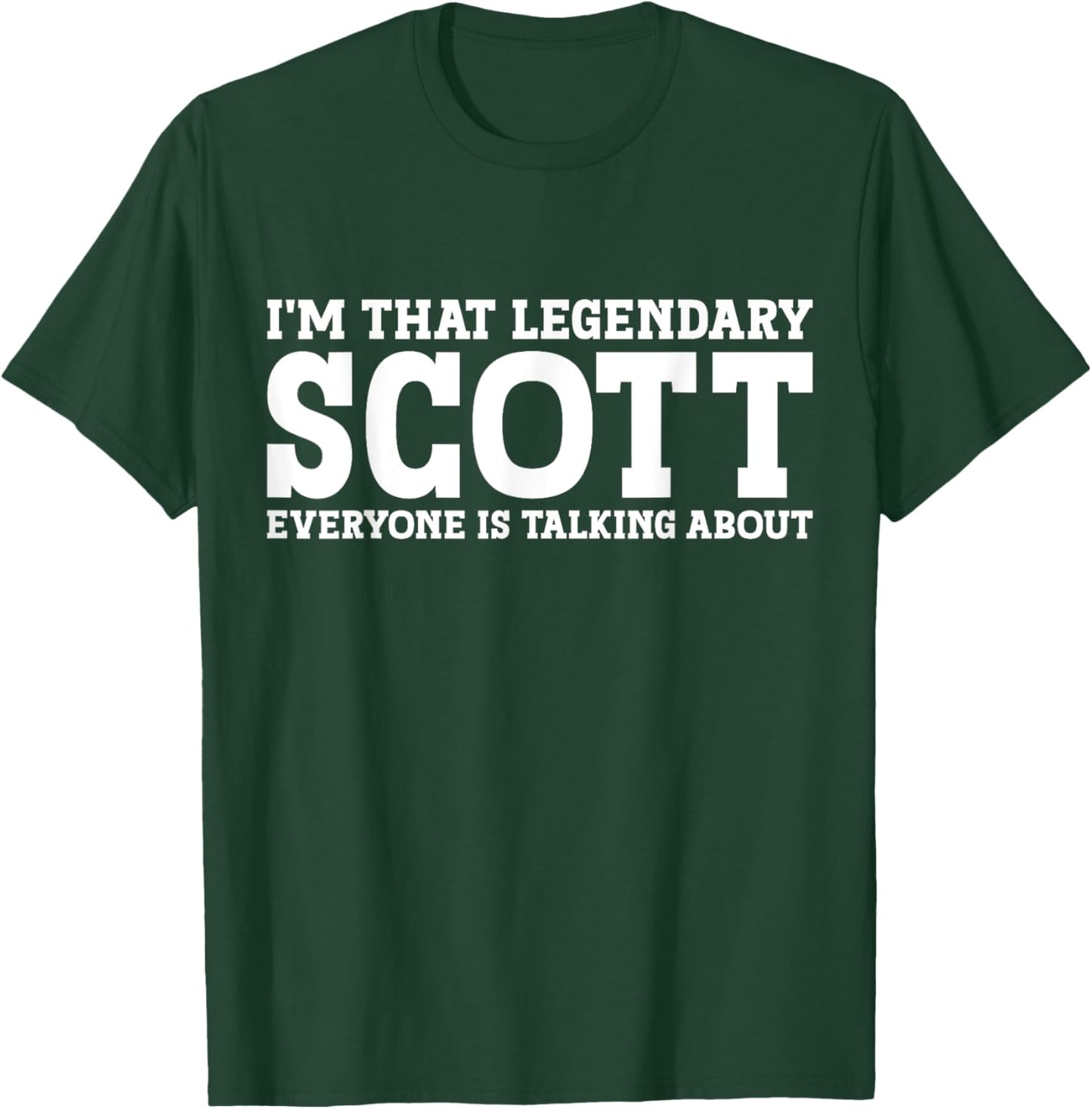 Scott Surname Funny Team Family Last Name Scott T-Shirt - T-Shirt | Forest