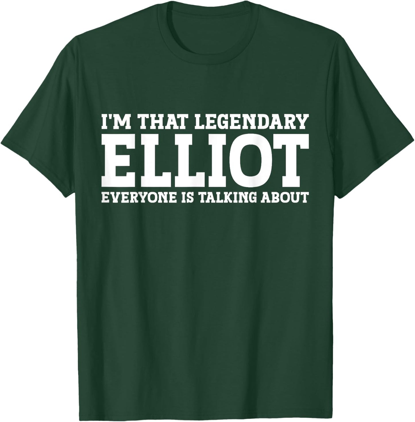Elliot Surname Funny Team Family Last Name Elliot T-Shirt - T-Shirt | Forest