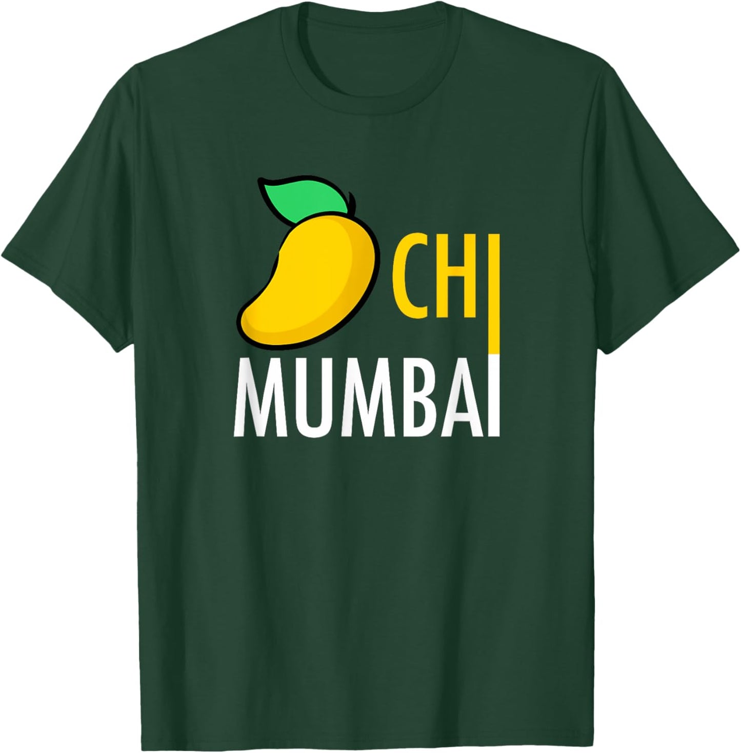 Aamchi Mumbai Marathi Maharashtra Mango Travel India T-Shirt - T-Shirt | Forest