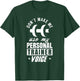 Personal Trainer Voice Workout Fitness Coach Instructor T-Shirt - T-Shirt | Forest
