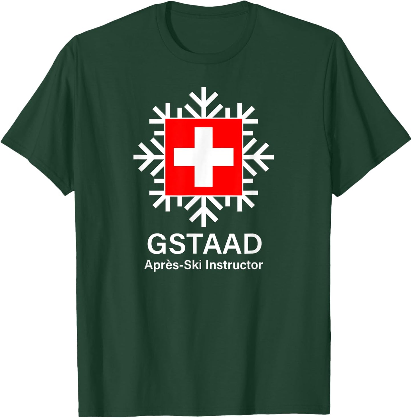 Gstaad Apres-Ski Instructor T-Shirt - T-Shirt | Forest