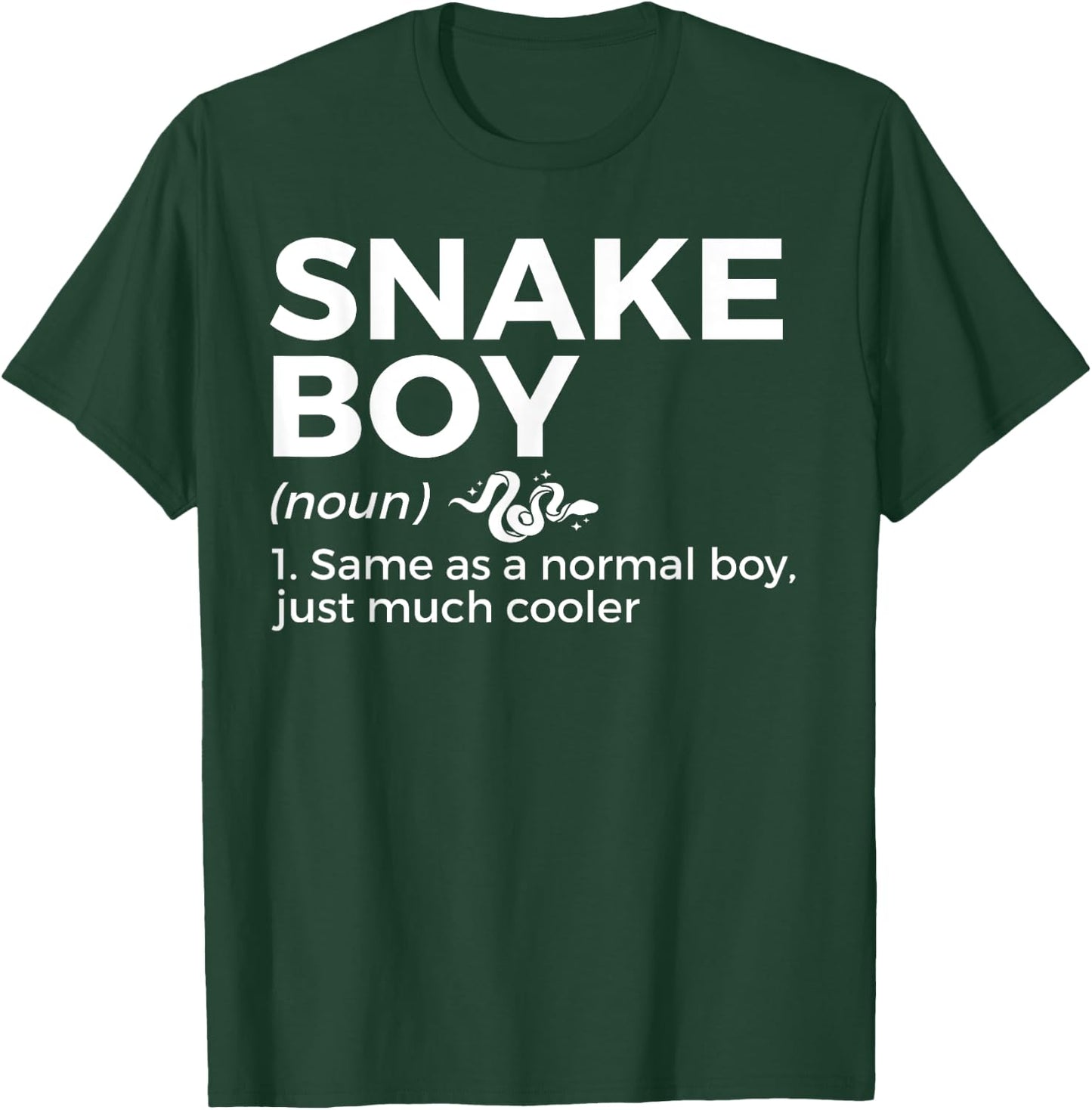 Snake Boy Definition Funny Pet Reptile Lovers T-Shirt - T-Shirt | Forest