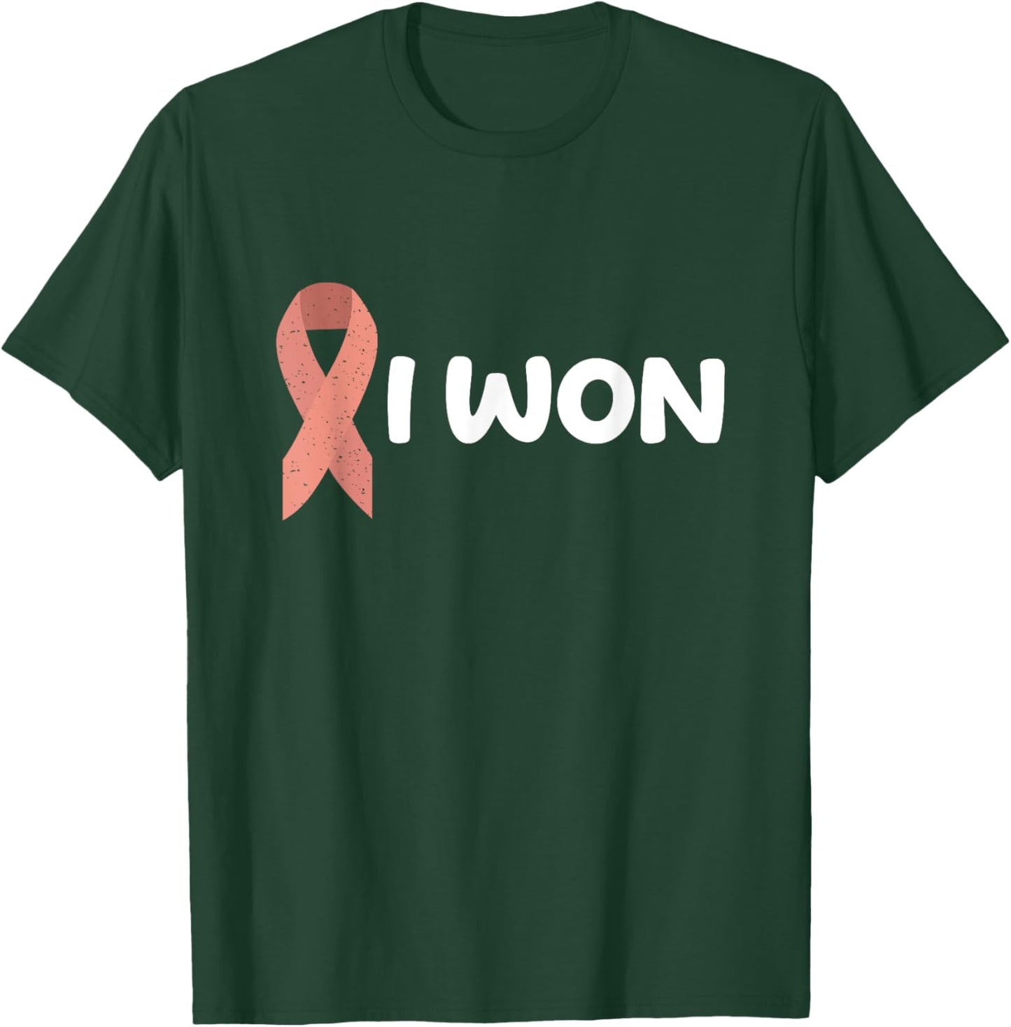 I Won! Endometrial Cancer survivor T-Shirt - T-Shirt | Forest