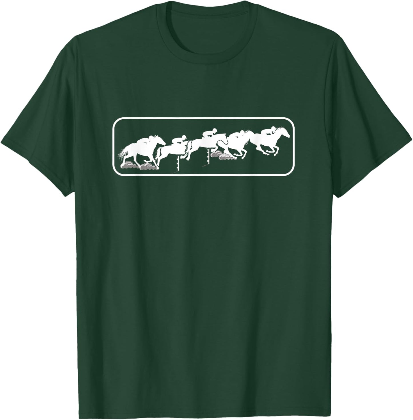 Horse Riding | Equestrian Dressage | Derby Horse Race T-Shirt - T-Shirt | Forest